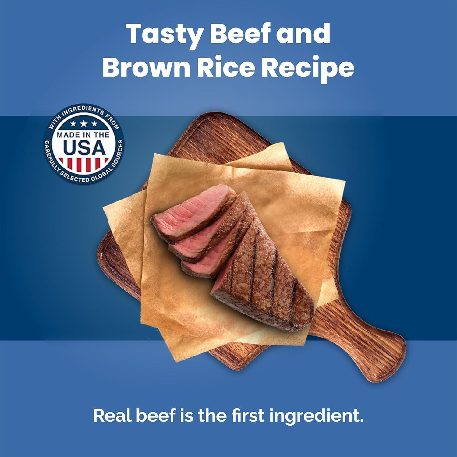 imageBlue Buffalo Life Protection Formula Adult Dry Dog Food Helps Build and Maintain Strong Muscles Made with Natural Ingredients Chicken amp Brown Rice Recipe 5lb BagBeef Brown Rice