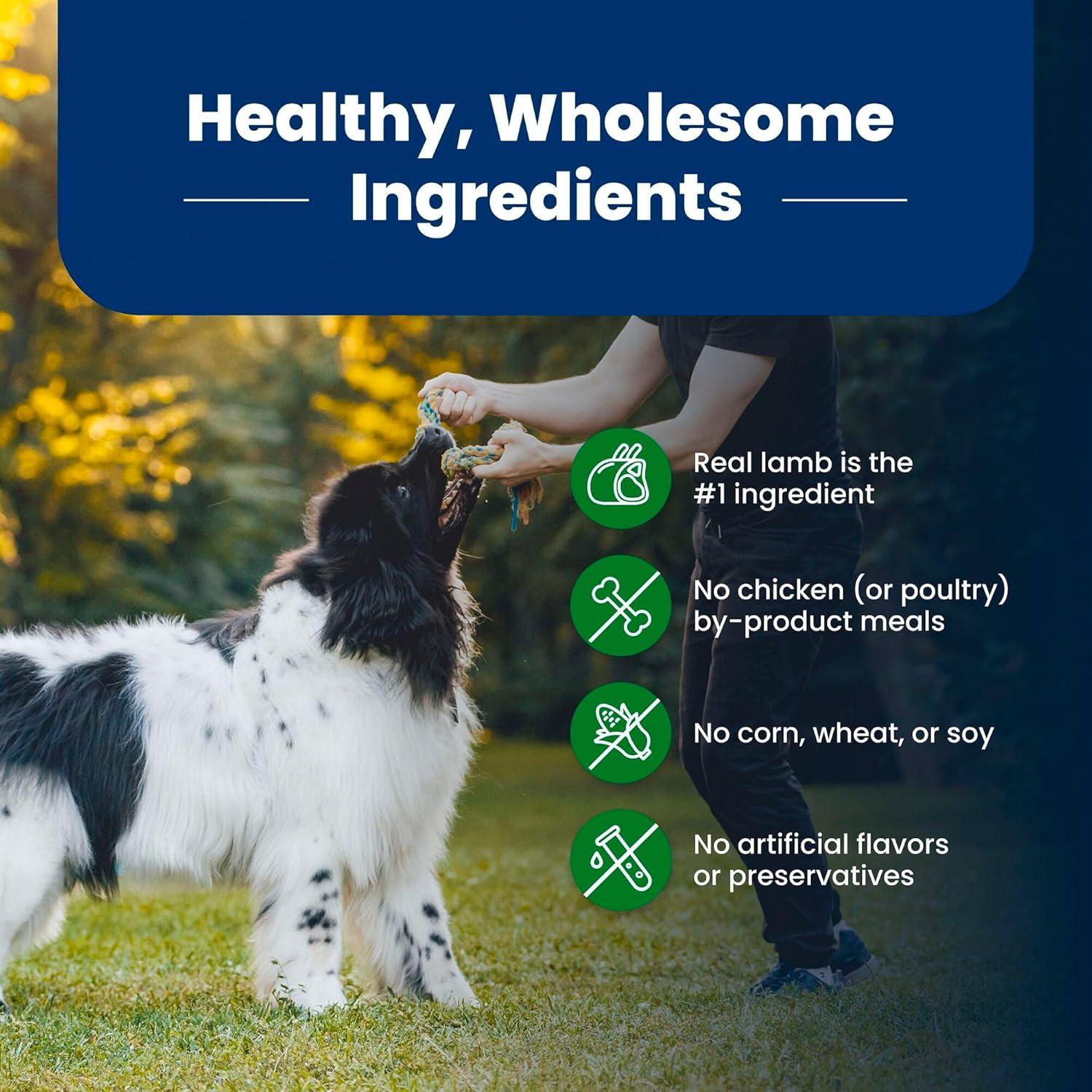 imageBlue Buffalo Life Protection Formula Adult Dry Dog Food Helps Build and Maintain Strong Muscles Made with Natural Ingredients Chicken amp Brown Rice Recipe 5lb BagLamb Brown Rice