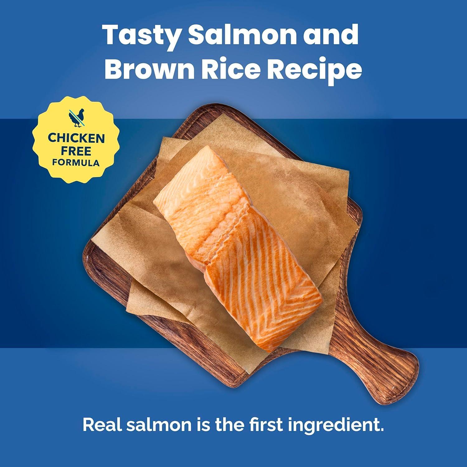 imageBlue Buffalo Life Protection Formula Adult Dry Dog Food Helps Build and Maintain Strong Muscles Made with Natural Ingredients Chicken amp Brown Rice Recipe 5lb BagSalmon ChickenFree