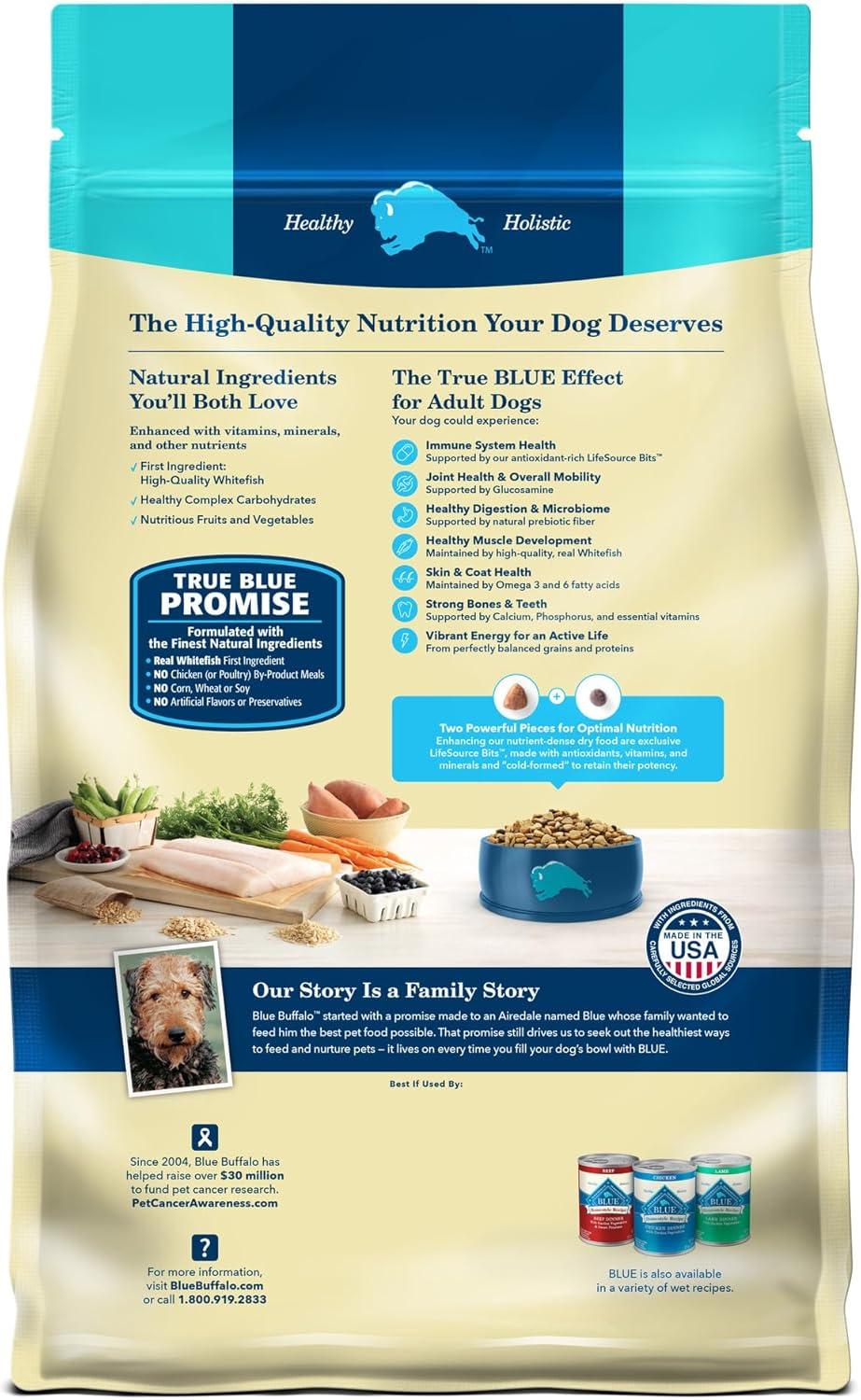 imageBlue Buffalo Life Protection Formula Adult Dry Dog Food Helps Build and Maintain Strong Muscles Made with Natural Ingredients Chicken amp Brown Rice Recipe 5lb BagFish Brown Rice