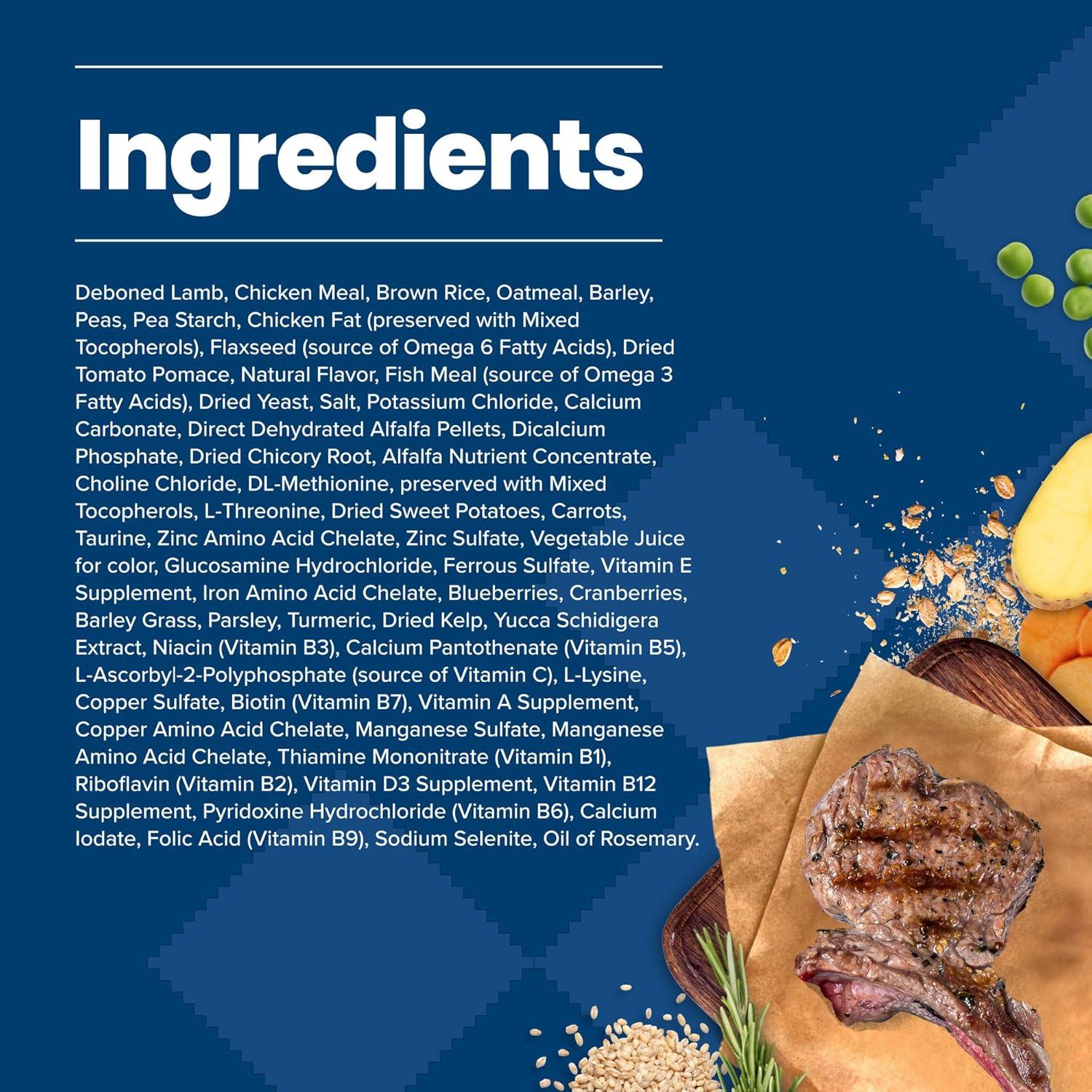 imageBlue Buffalo Life Protection Formula Adult Dry Dog Food Helps Build and Maintain Strong Muscles Made with Natural Ingredients Chicken amp Brown Rice Recipe 5lb BagLamb Brown Rice