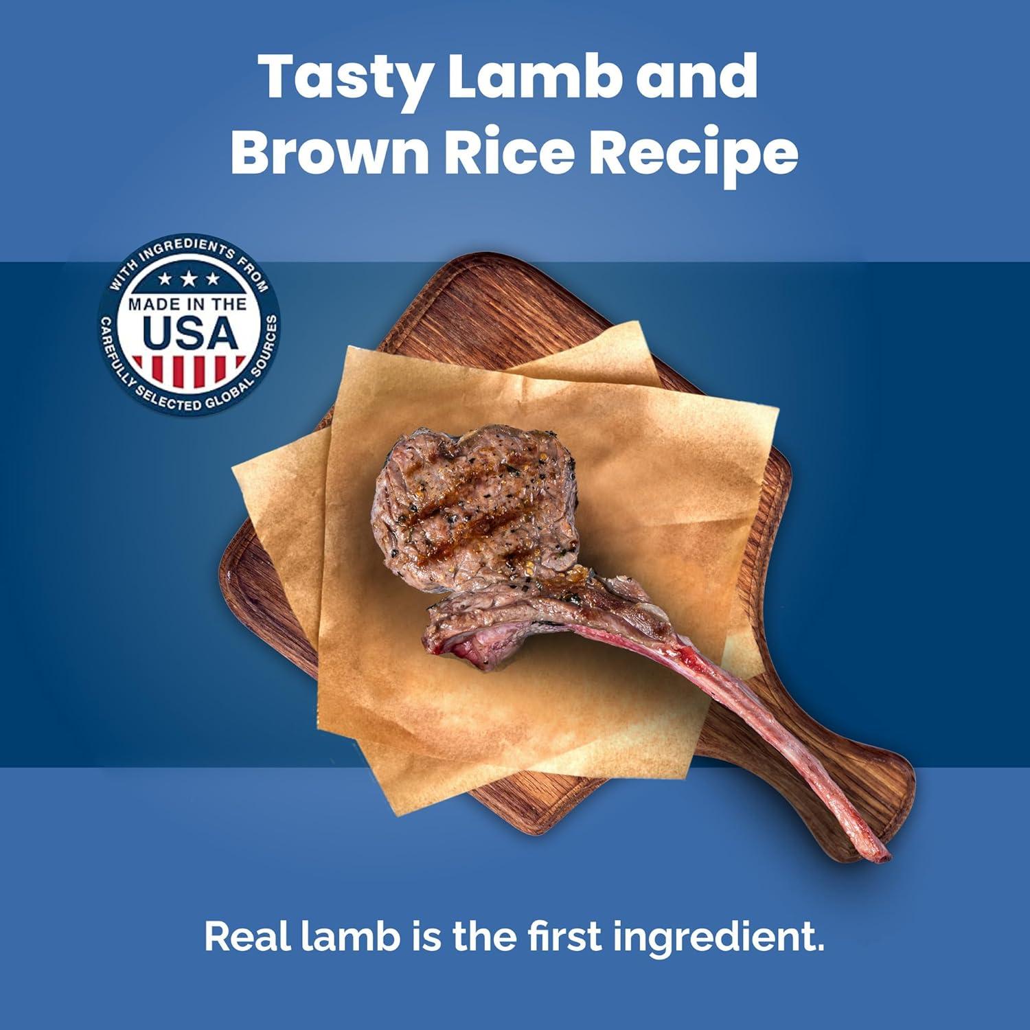 imageBlue Buffalo Life Protection Formula Adult Dry Dog Food Helps Build and Maintain Strong Muscles Made with Natural Ingredients Chicken amp Brown Rice Recipe 5lb BagLamb Brown Rice