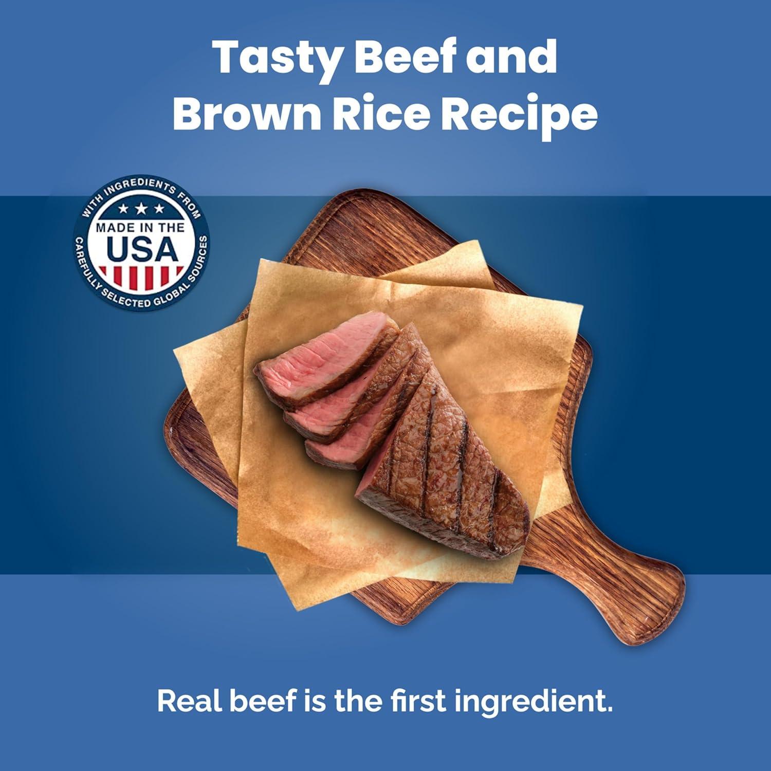 imageBlue Buffalo Life Protection Formula Adult Dry Dog Food Helps Build and Maintain Strong Muscles Made with Natural Ingredients Chicken amp Brown Rice Recipe 5lb BagBeef Brown Rice