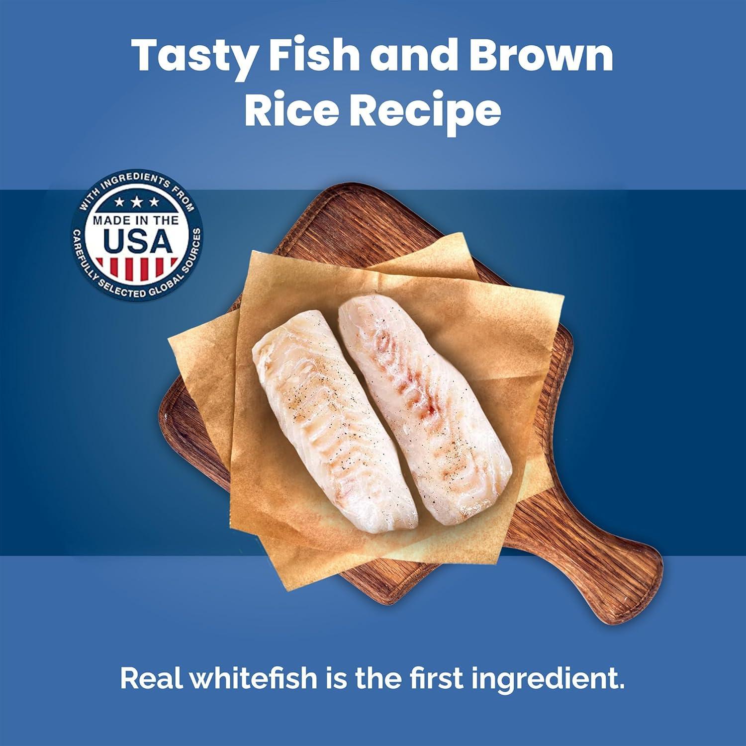 imageBlue Buffalo Life Protection Formula Adult Dry Dog Food Helps Build and Maintain Strong Muscles Made with Natural Ingredients Chicken amp Brown Rice Recipe 5lb BagFish Brown Rice