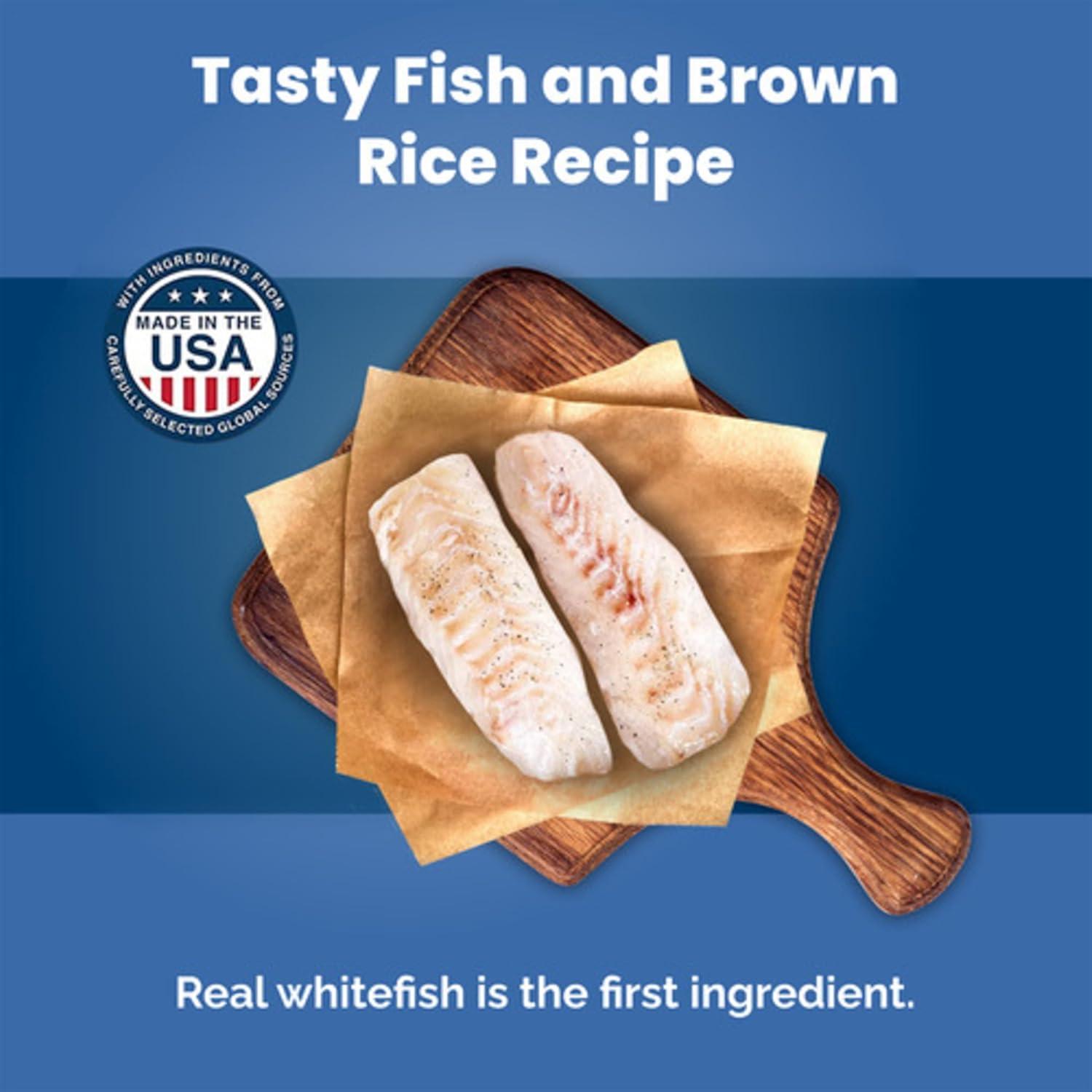 imageBlue Buffalo Life Protection Formula Adult Dry Dog Food Helps Build and Maintain Strong Muscles Made with Natural Ingredients Chicken amp Brown Rice Recipe 5lb BagFish Brown Rice