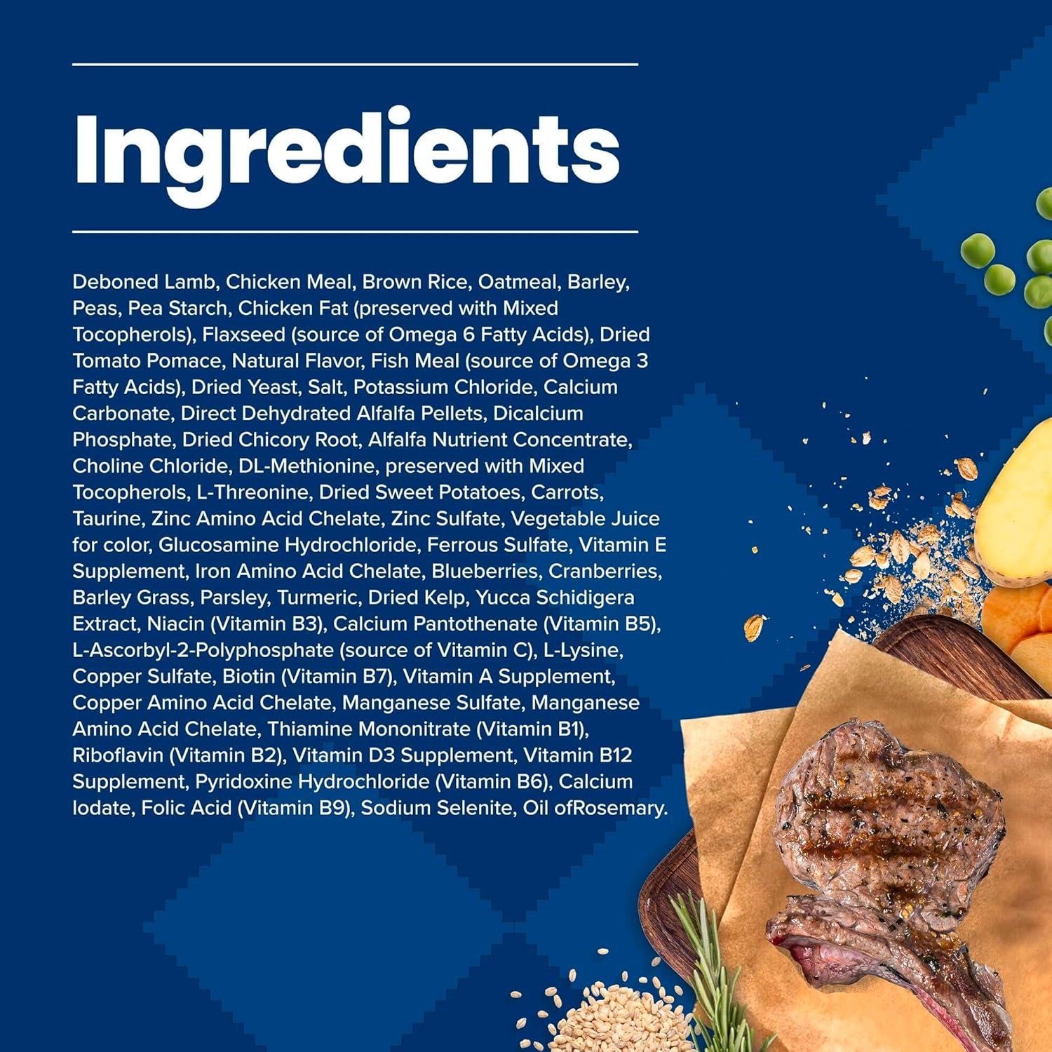 imageBlue Buffalo Life Protection Formula Adult Dry Dog Food Helps Build and Maintain Strong Muscles Made with Natural Ingredients Chicken amp Brown Rice Recipe 5lb BagLamb Brown Rice