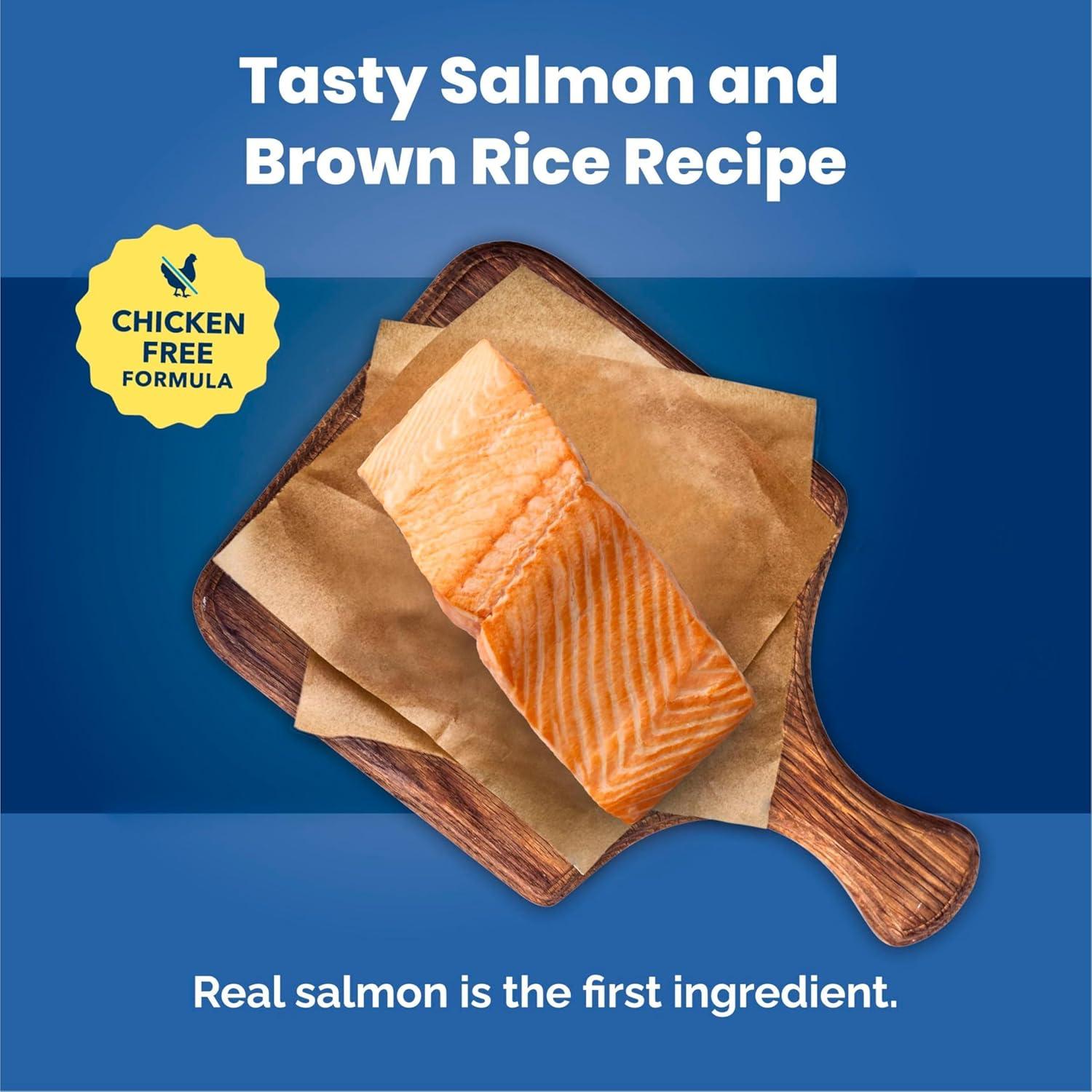 imageBlue Buffalo Life Protection Formula Adult Dry Dog Food Helps Build and Maintain Strong Muscles Made with Natural Ingredients Chicken amp Brown Rice Recipe 5lb BagSalmon ChickenFree