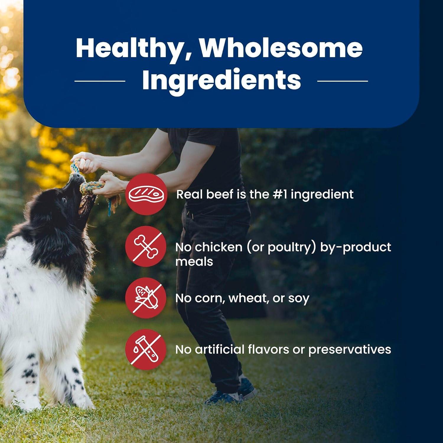 imageBlue Buffalo Life Protection Formula Adult Dry Dog Food Helps Build and Maintain Strong Muscles Made with Natural Ingredients Chicken amp Brown Rice Recipe 5lb BagBeef Brown Rice