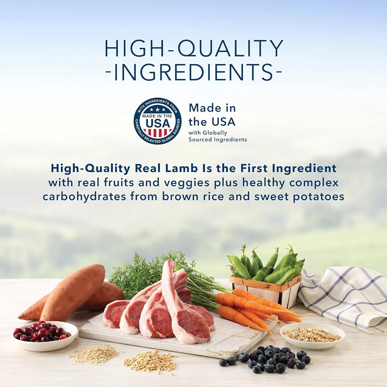 imageBlue Buffalo Life Protection Formula Adult Small Breed Dry Dog Food Supports High Energy Needs Made with Natural Ingredients Chicken amp Brown Rice Recipe 15lb BagLamb Brown Rice