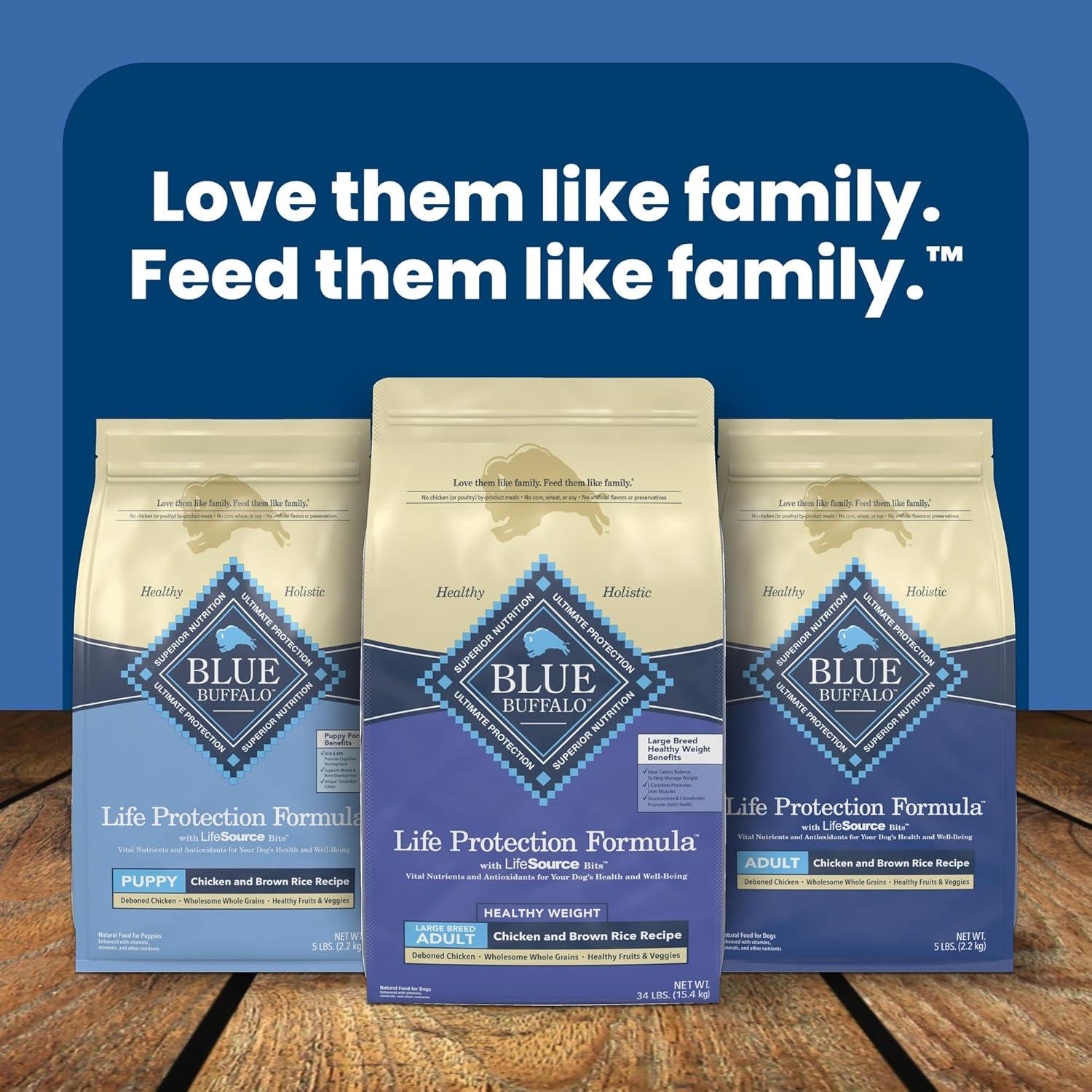 imageBlue Buffalo Life Protection Formula Healthy Weight Large Breed Adult Dry Dog Food for Weight Control Made with Natural Ingredients Chicken amp Brown Rice Recipe 30lb BagChicken Brown Rice