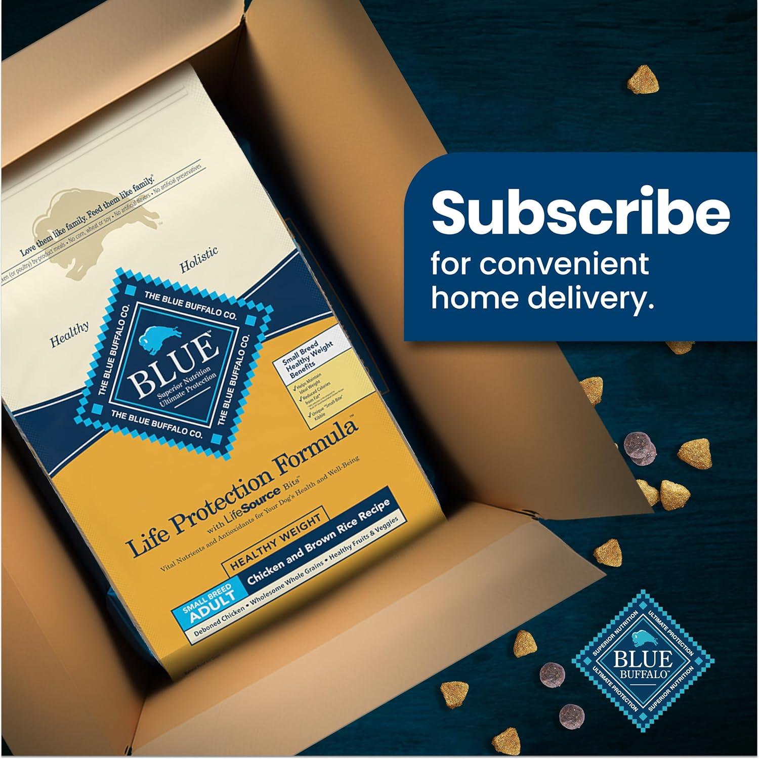 imageBlue Buffalo Life Protection Formula Healthy Weight Small Breed Dry Dog Food Supports an Ideal Weight Made with Natural Ingredients Chicken amp Brown Rice Recipe 5lb BagChicken Brown Rice