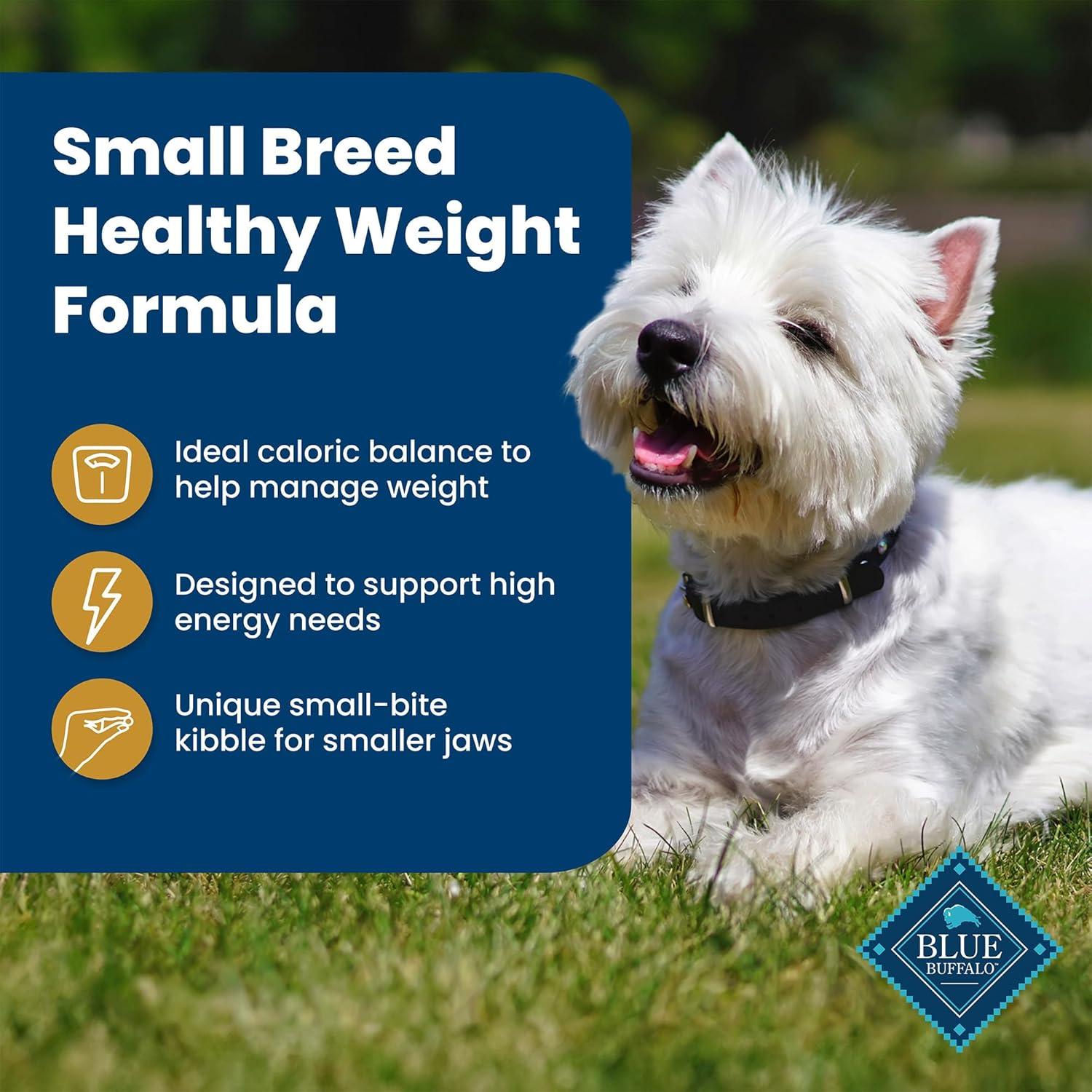 imageBlue Buffalo Life Protection Formula Healthy Weight Small Breed Dry Dog Food Supports an Ideal Weight Made with Natural Ingredients Chicken amp Brown Rice Recipe 5lb BagChicken Brown Rice