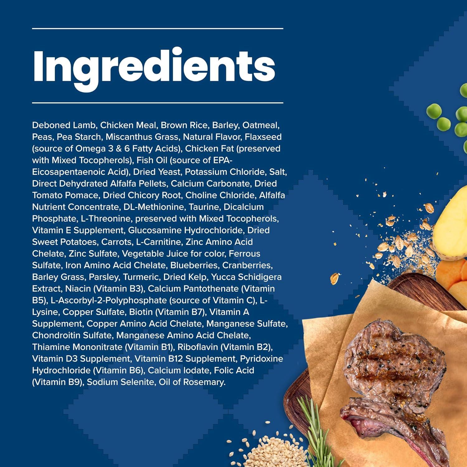 imageBlue Buffalo Life Protection Formula Large Breed Adult Dry Dog Food Promotes Joint Health and Lean Muscles Made with Natural Ingredients Lamb amp Brown Rice Recipe 34lb BagLamb Brown Rice