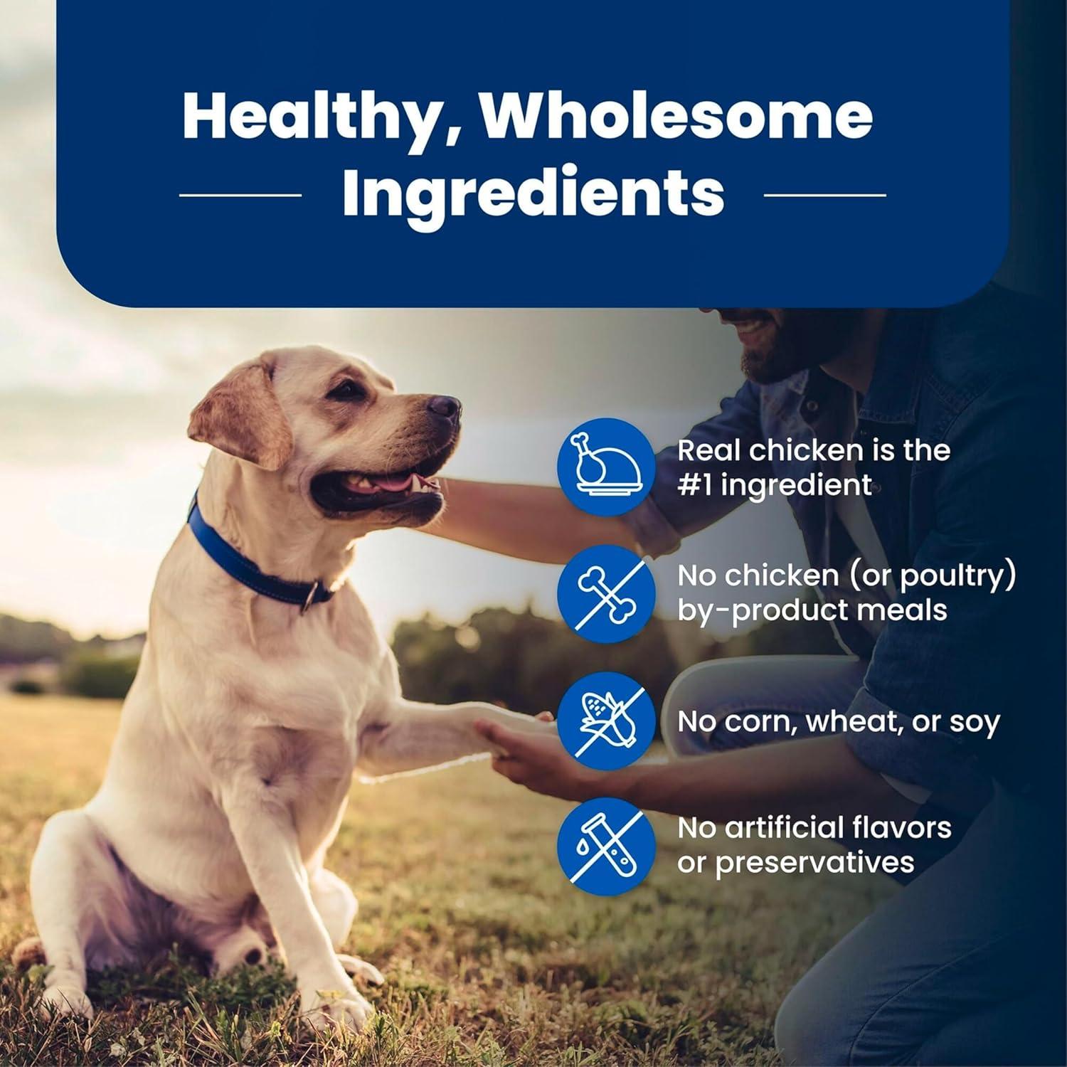 imageBlue Buffalo Life Protection Formula Senior Dry Dog Food Supports Joint Health and Mobility Made with Natural Ingredients Chicken amp Brown Rice Recipe 30lb BagChicken Brown Rice