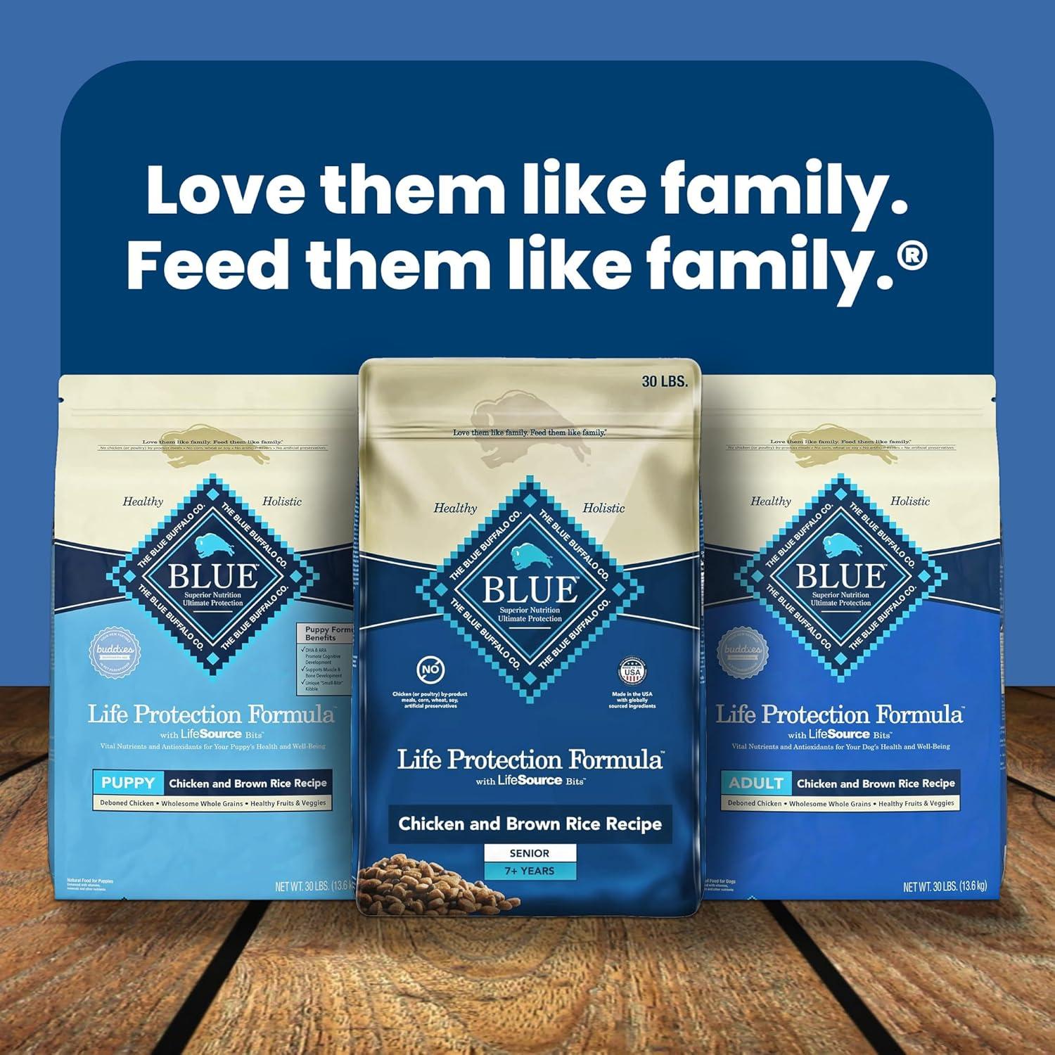 imageBlue Buffalo Life Protection Formula Small Breed Puppy Dry Dog Food with DHA Vital Nutrients amp Antioxidants Made with Natural Ingredients Chicken amp Oatmeal Recipe 5lb BagChicken Oatmeal