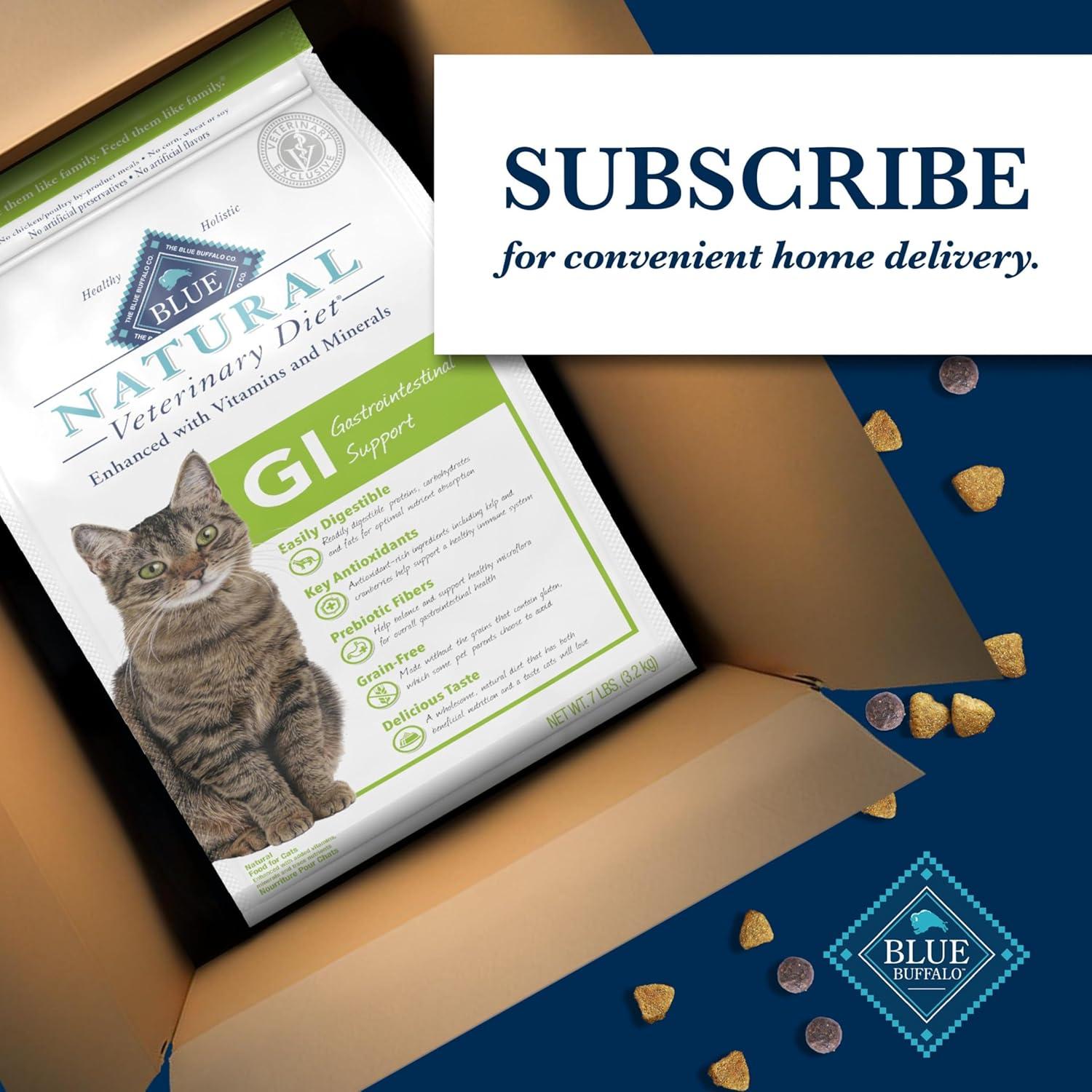 imageBlue Buffalo Natural Veterinary Diet GI Gastrointestinal Support Dry Cat Food Chicken 7lb bag