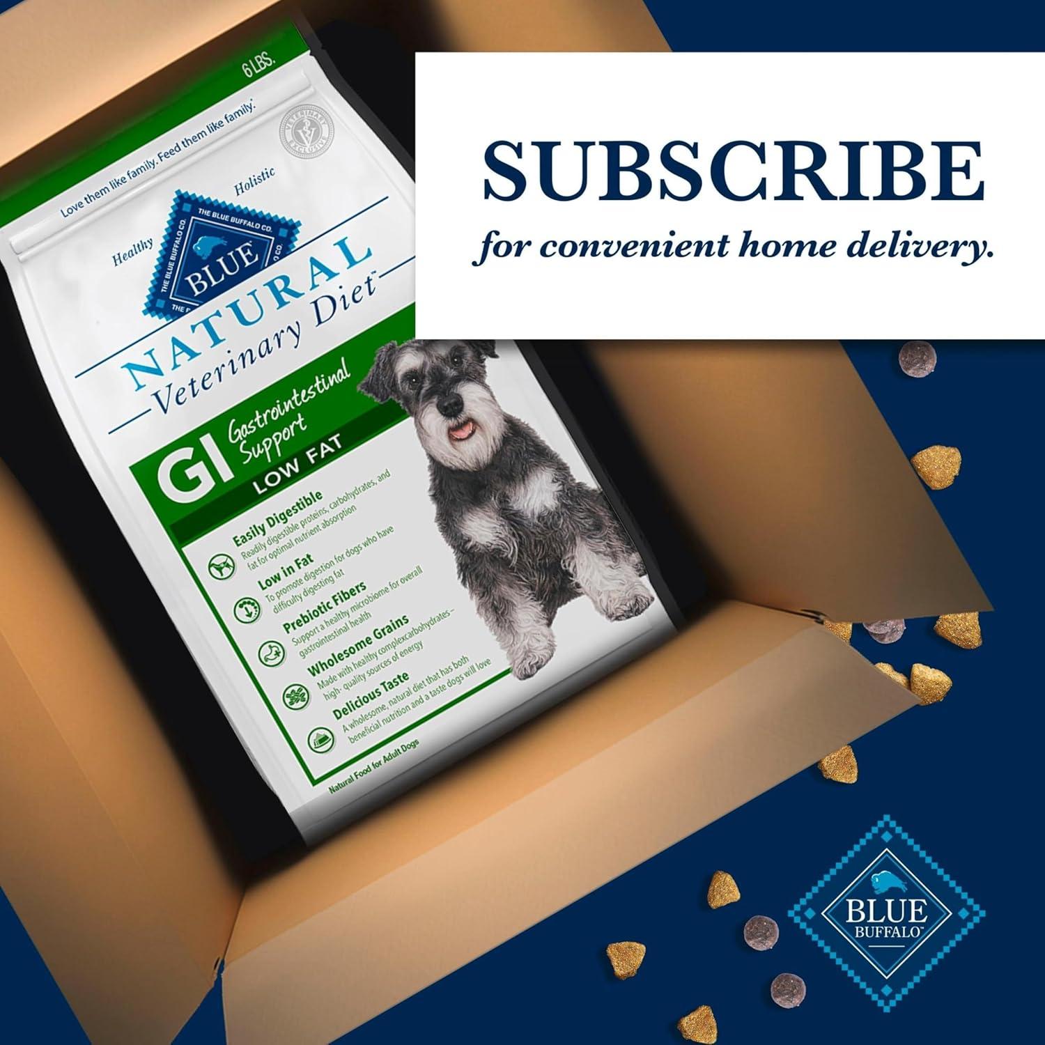 imageBlue Buffalo Natural Veterinary Diet GI Low Fat Gastrointestinal Support Dry Dog Food Veterinarians Prescription Required Whitefish 22 lb BagWhitefish