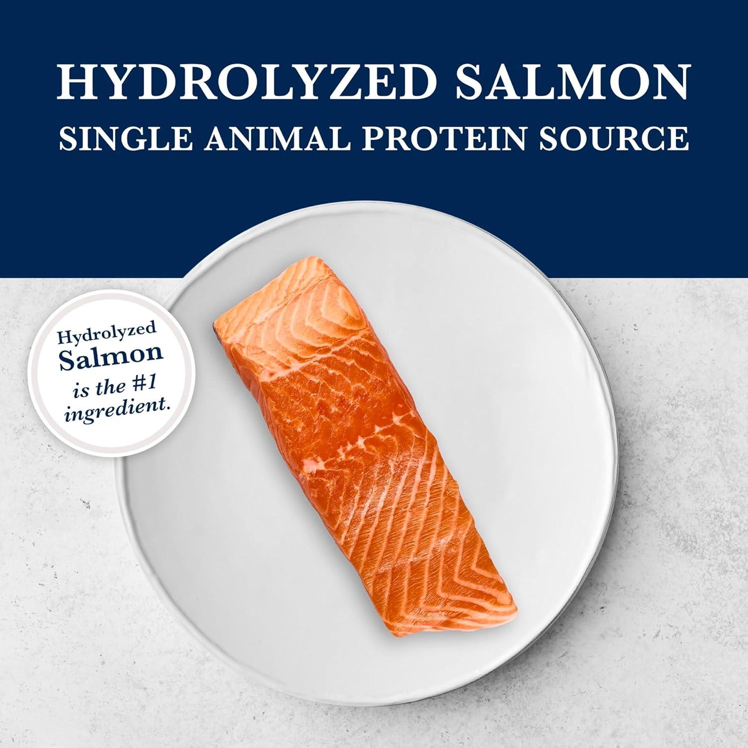 imageBlue Buffalo Natural Veterinary Diet HF Hydrolyzed for Food Intolerance Dry Cat Food Veterinarian Prescription Required Salmon 7lb Bag