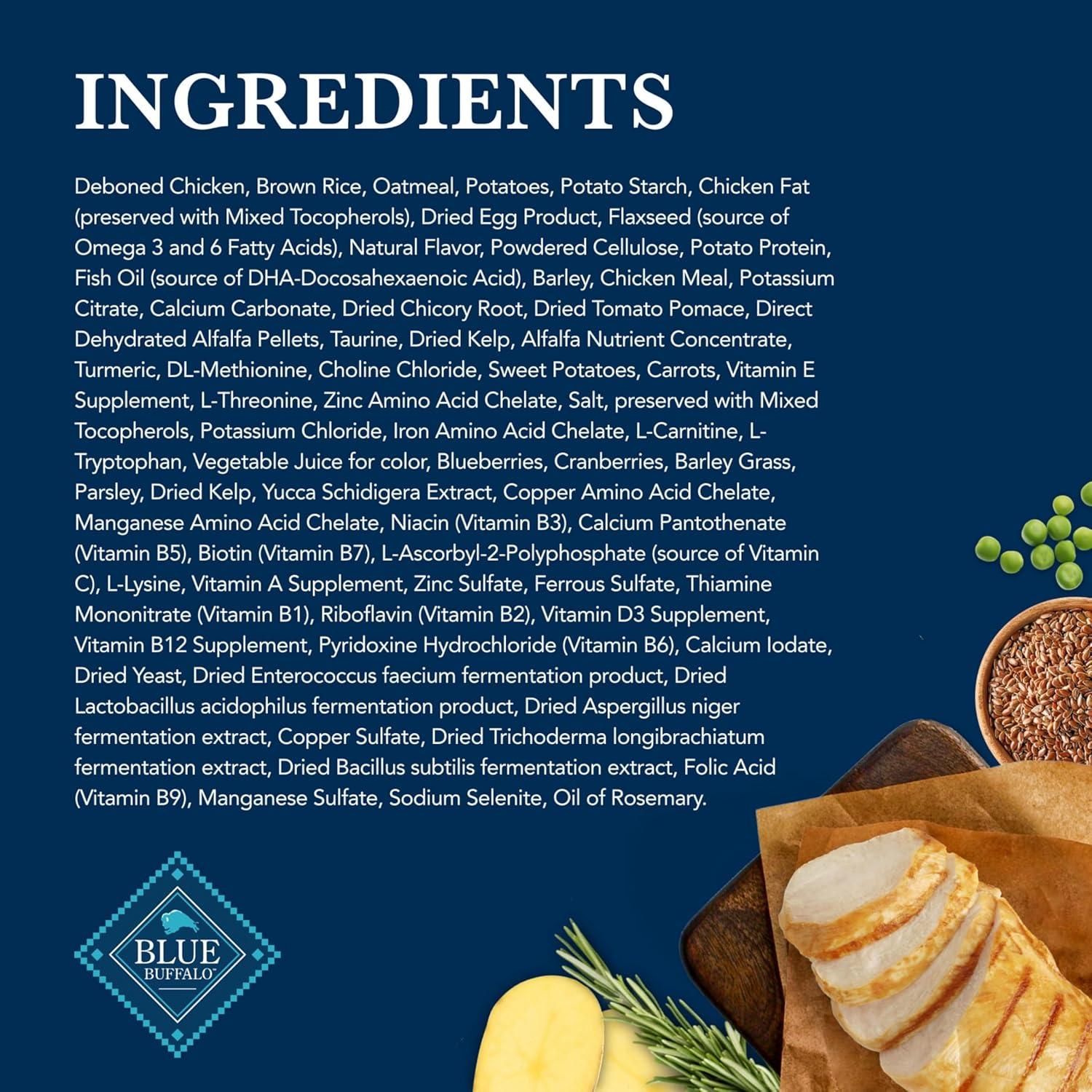 imageBlue Buffalo Natural Veterinary Diet KS Kidney Support Dry Dog Food Chicken 22lb bagChicken