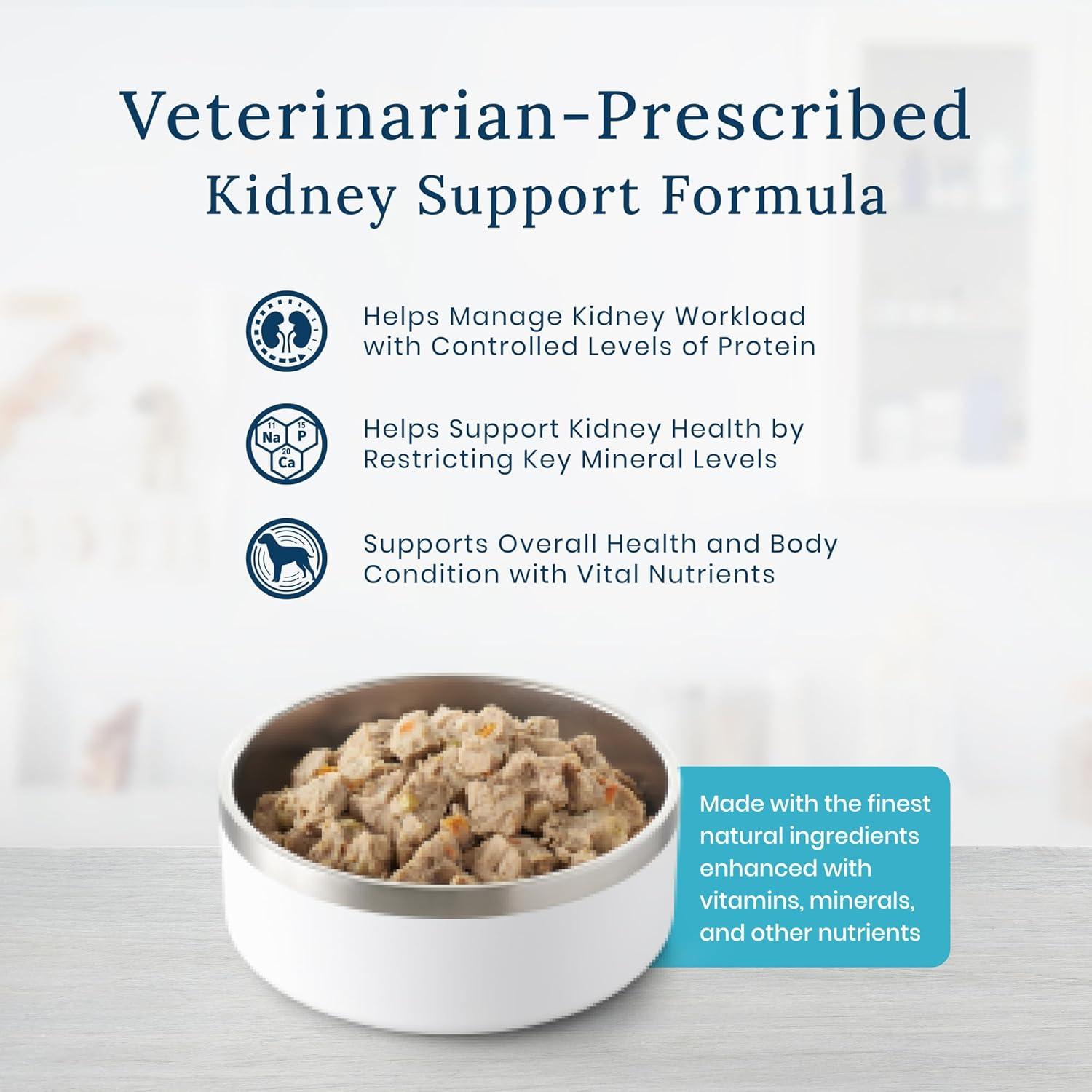 imageBlue Buffalo Natural Veterinary Diet KS Kidney Support Wet Dog Food Chicken 125oz cans Pack of 12