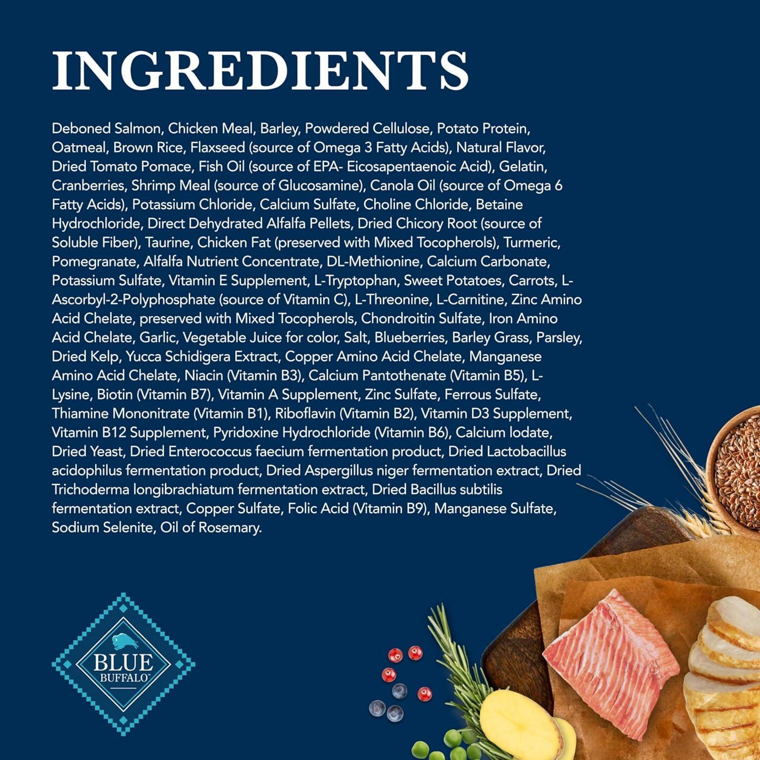 imageBlue Buffalo Natural Veterinary Diet WM Dry Dog Food Weight Management Mobility Formula Veterinarian Prescription Required Salmon 22lb BagSalmon