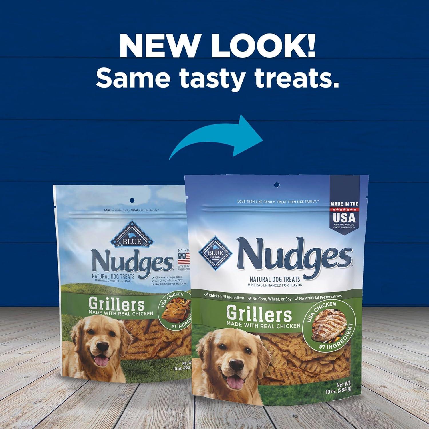 imageBlue Buffalo Nudges Grillers Natural Dog Treats Made in the USA with Real Chicken 16oz BagChicken