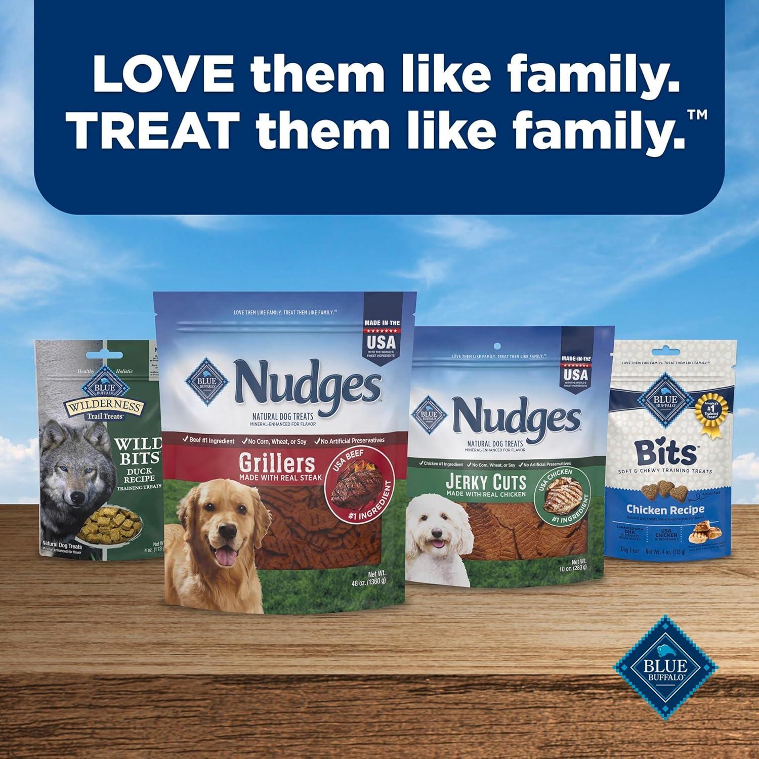 imageBlue Buffalo Nudges Grillers Natural Dog Treats Made in the USA with Real Chicken 16oz BagChicken