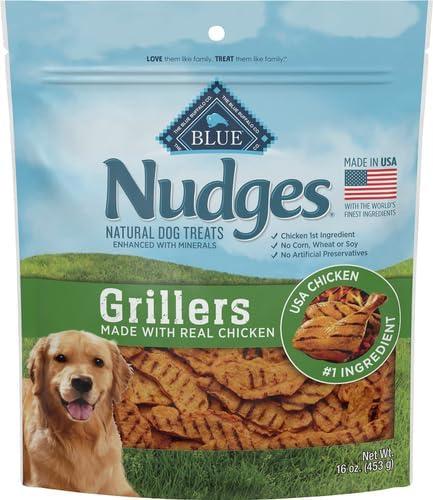 imageBlue Buffalo Nudges Grillers Natural Dog Treats Made in the USA with Real Chicken 16oz BagChicken