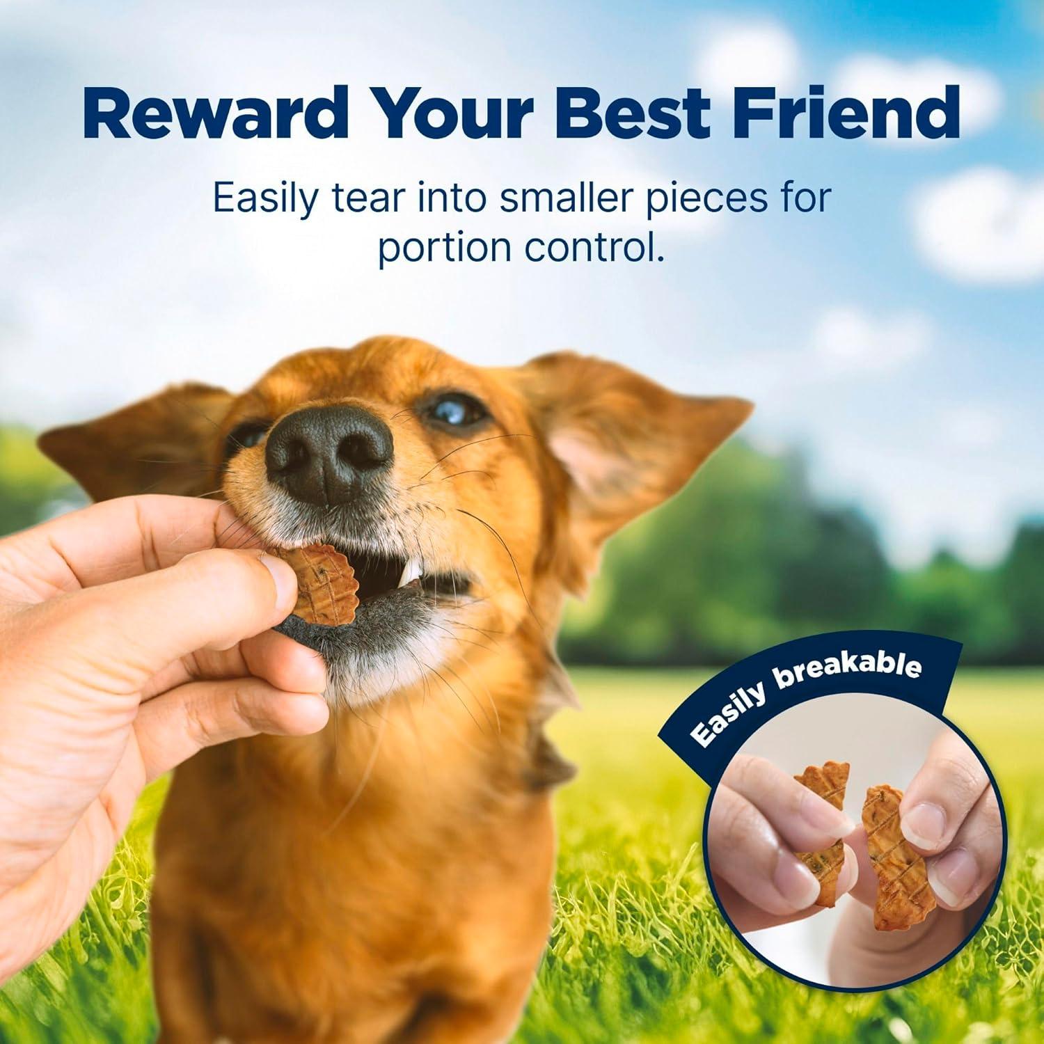imageBlue Buffalo Nudges Grillers Natural Dog Treats Made in the USA with Real Steak 16oz BagChicken