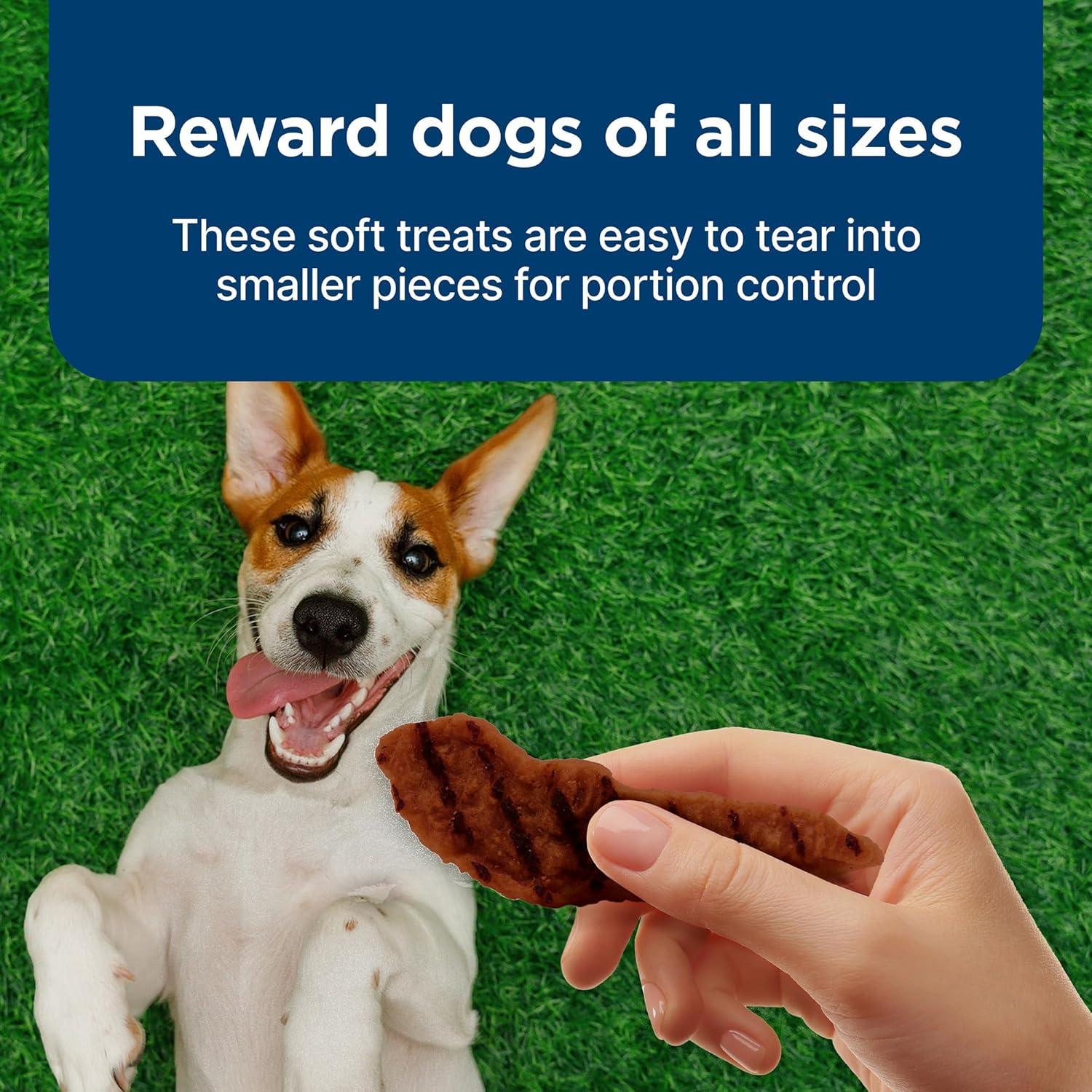 imageBlue Buffalo Nudges Grillers Natural Dog Treats Made in the USA with Real Steak 16oz BagSteak