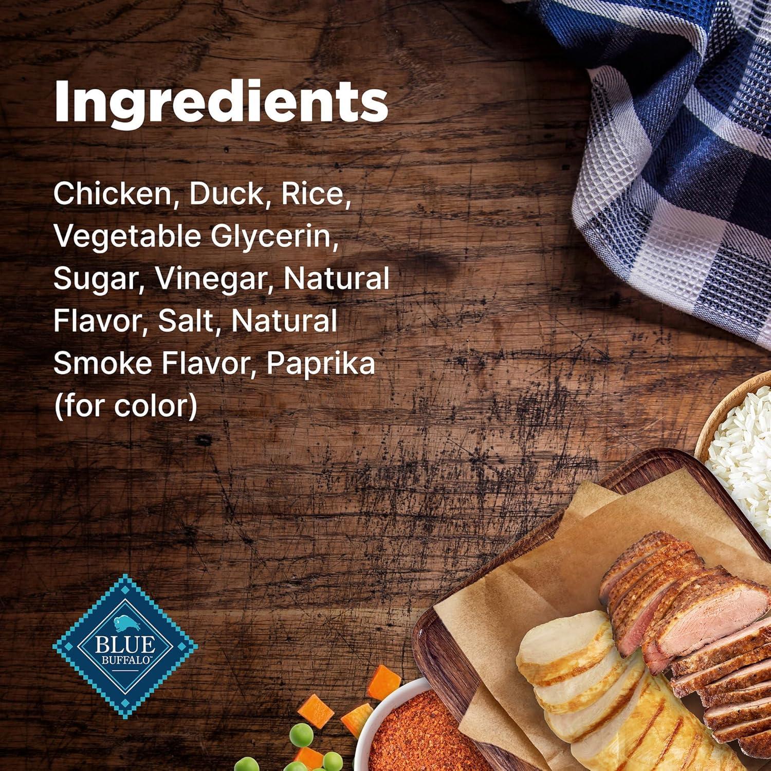 imageBlue Buffalo Nudges Jerky Bites Dog Treats Made in the USA with Natural Ingredients BiteSized Pieces Chicken 16oz BagChicken and Duck