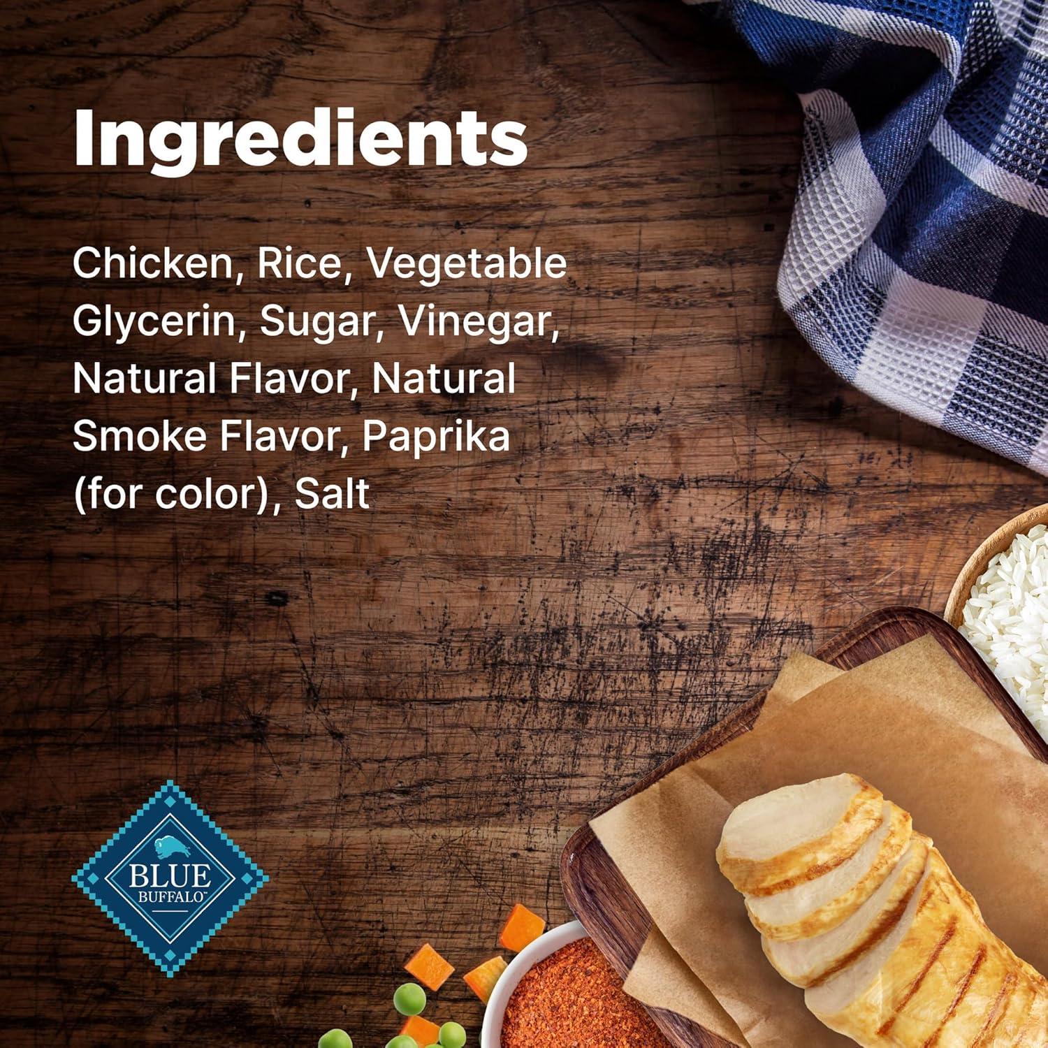 imageBlue Buffalo Nudges Jerky Bites Dog Treats Made in the USA with Natural Ingredients BiteSized Pieces Chicken 5oz BagChicken
