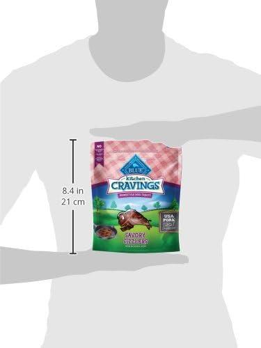 imageBlue Buffalo Sizzlers Natural Soft Dog Treats BaconStyle SoftMoist Dog Treats with Real USA Pork Original Flavor 6oz BagPork