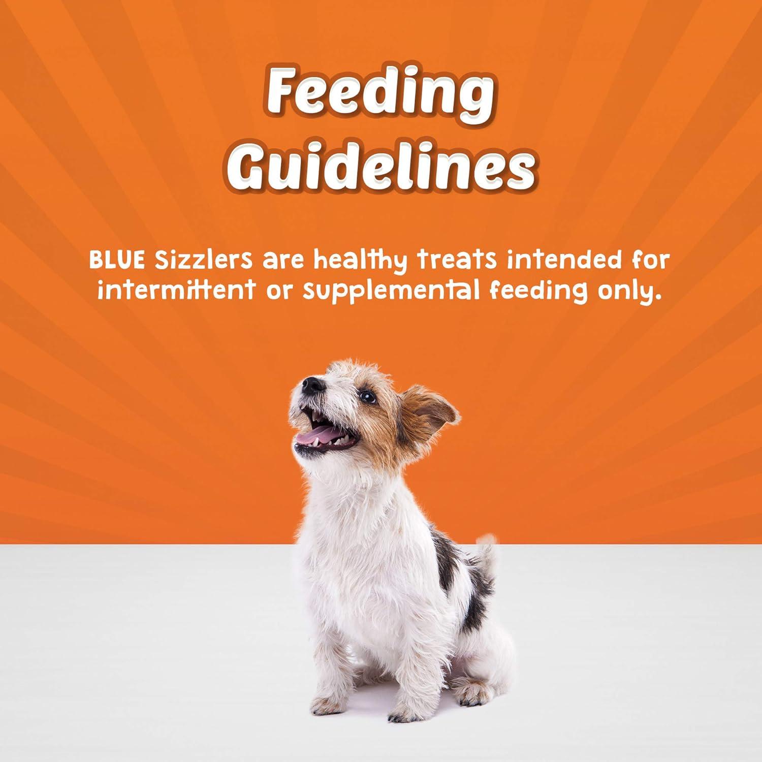 imageBlue Buffalo Sizzlers Natural Soft Dog Treats BaconStyle SoftMoist Dog Treats with Real USA Pork Original Flavor 6oz BagPork