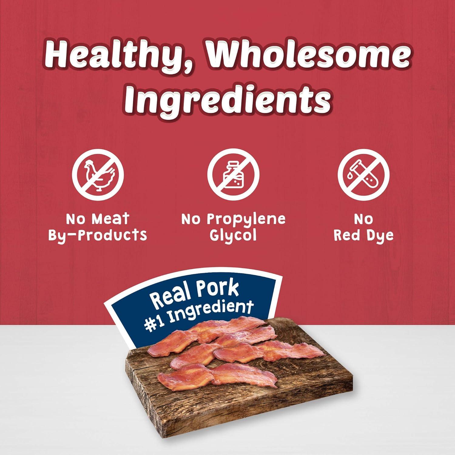 imageBlue Buffalo Stix Natural Soft Moist Dog Treats Chicken Recipe BagBacon