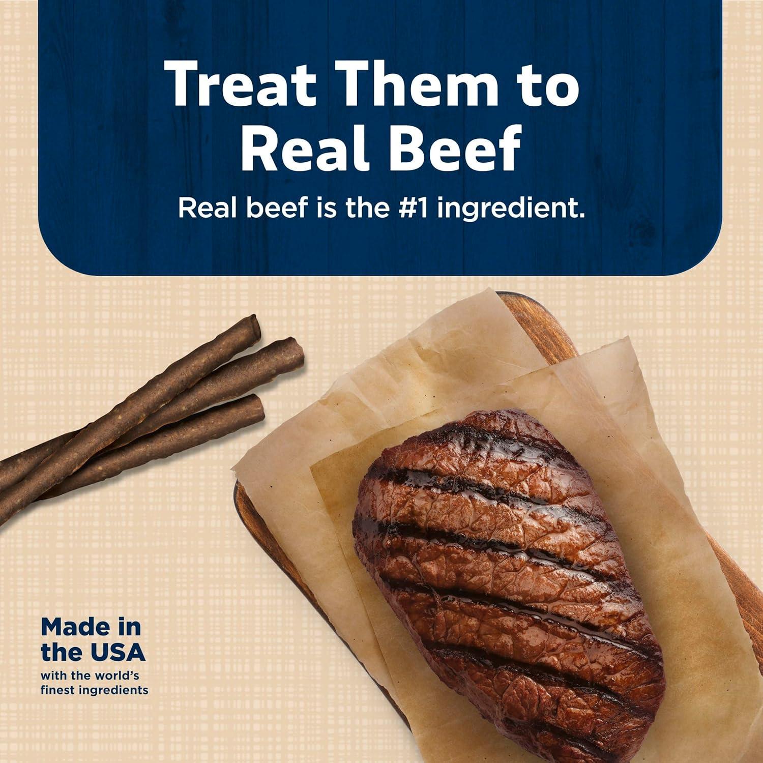 imageBlue Buffalo Stix Natural Soft Moist Dog Treats Chicken Recipe BagBeef