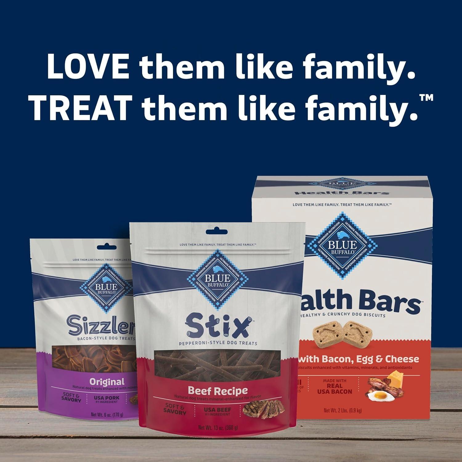imageBlue Buffalo Stix Natural Soft Moist Dog Treats Chicken Recipe BagBeef