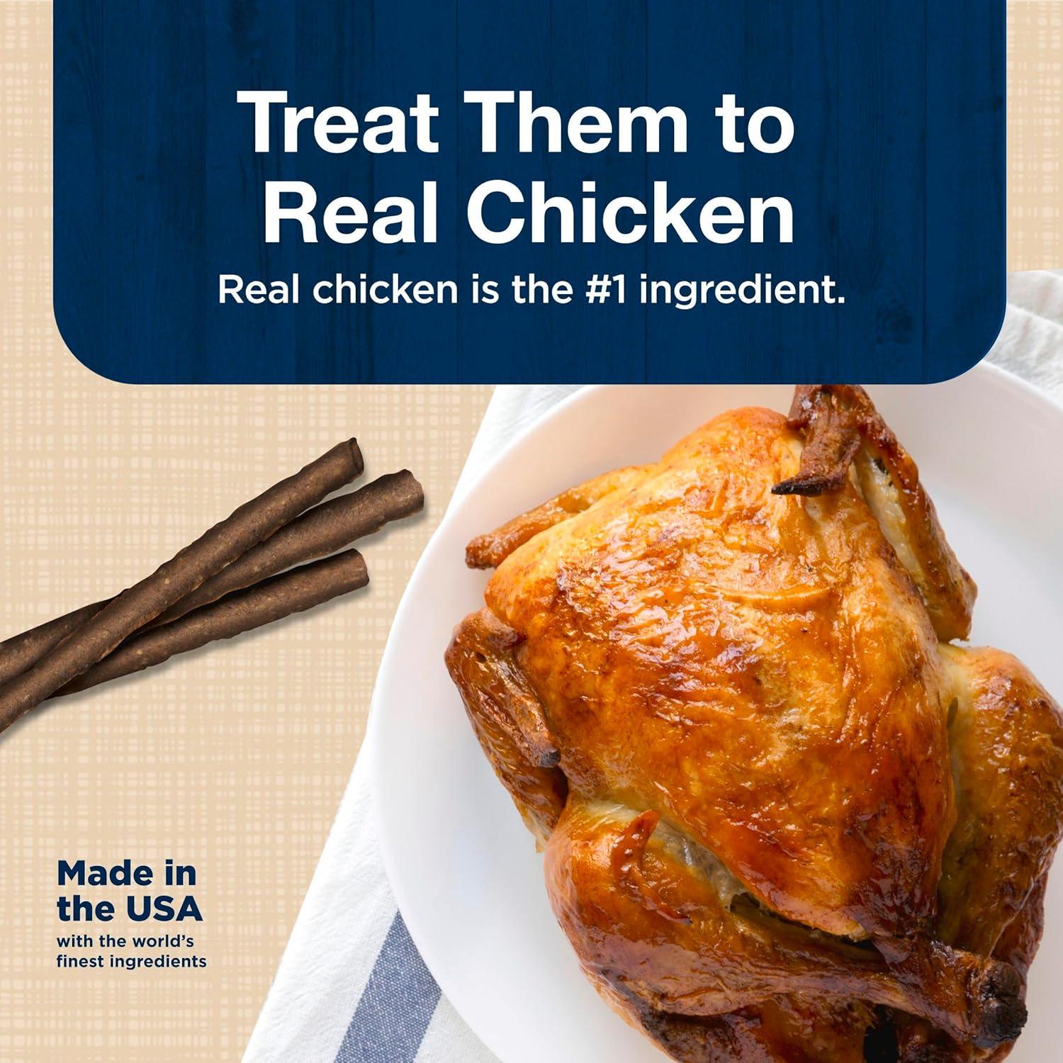 imageBlue Buffalo Stix Natural Soft Moist Dog Treats Chicken Recipe BagChicken