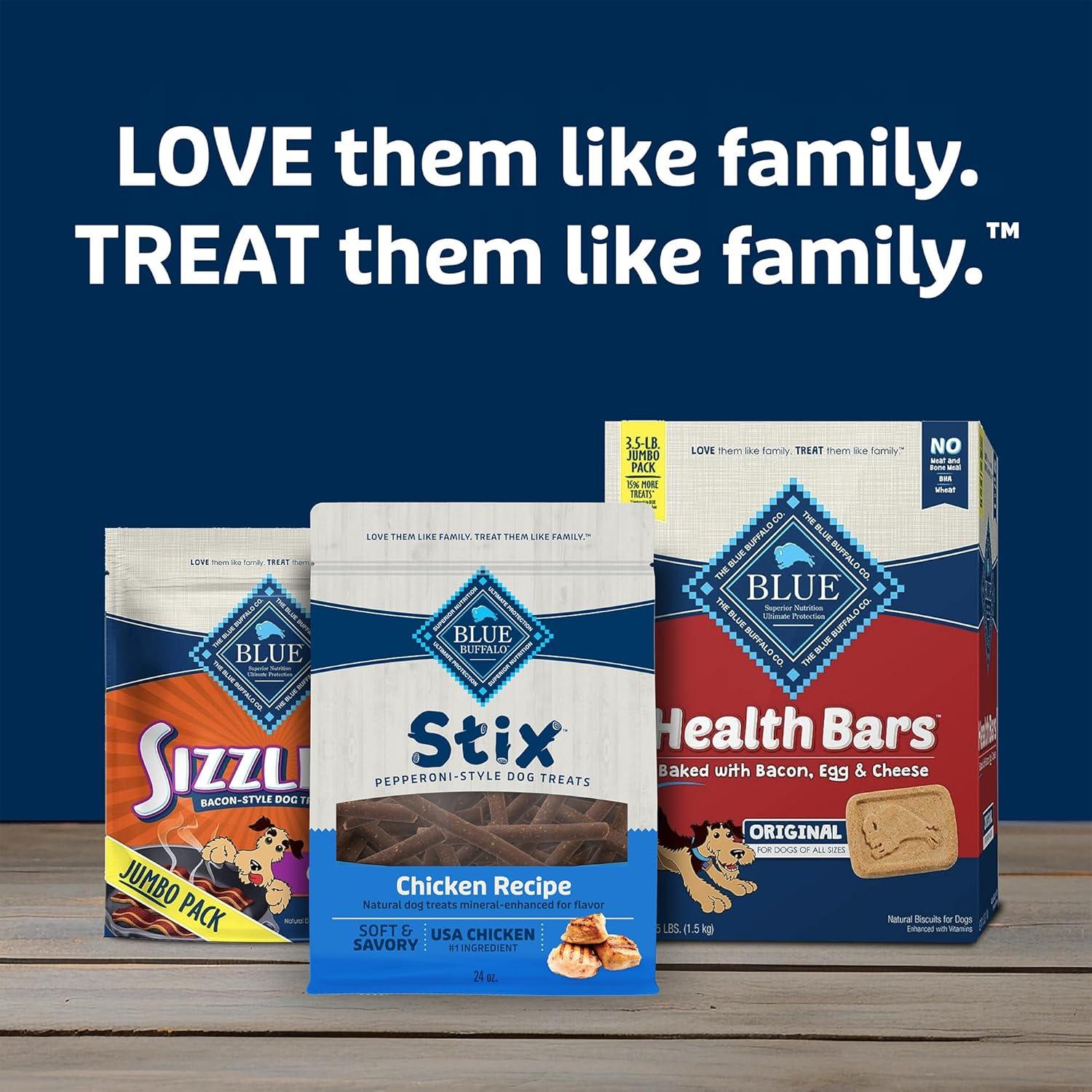 imageBlue Buffalo Stix Natural Soft Moist Dog Treats Chicken Recipe BagChicken