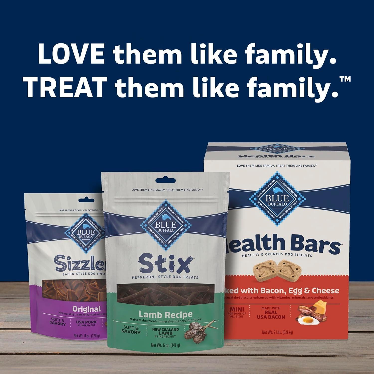 imageBlue Buffalo Stix Natural Soft Moist Dog Treats Chicken Recipe BagLamb