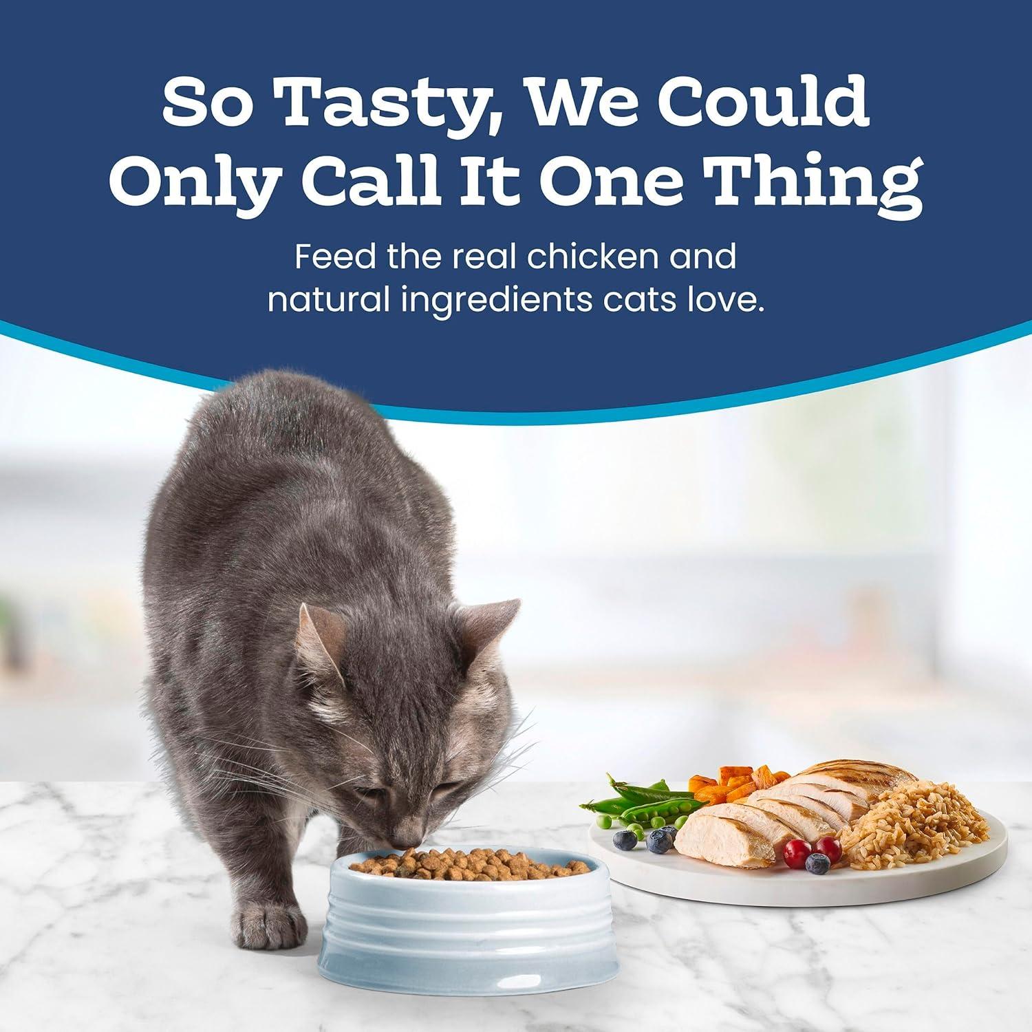 imageBlue Buffalo Tastefuls Adult Dry Cat Food Sensitive Stomach Formula Made in the USA with Natural Ingredients Chicken Recipe 7lb Bag7 Pounds Pack of 1