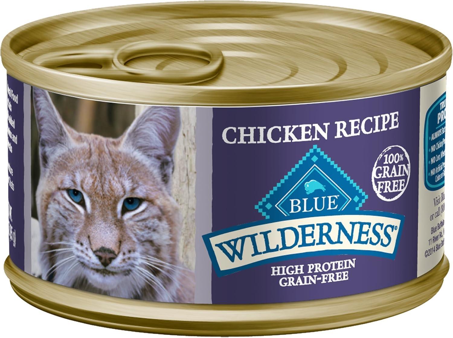 imageBlue Buffalo Tastefuls Flaked Wet Cat Food Variety Pack Made with Natural Ingredients Tuna Chicken Fish amp Shrimp 3oz Cans 12 Count 4 of EachChicken