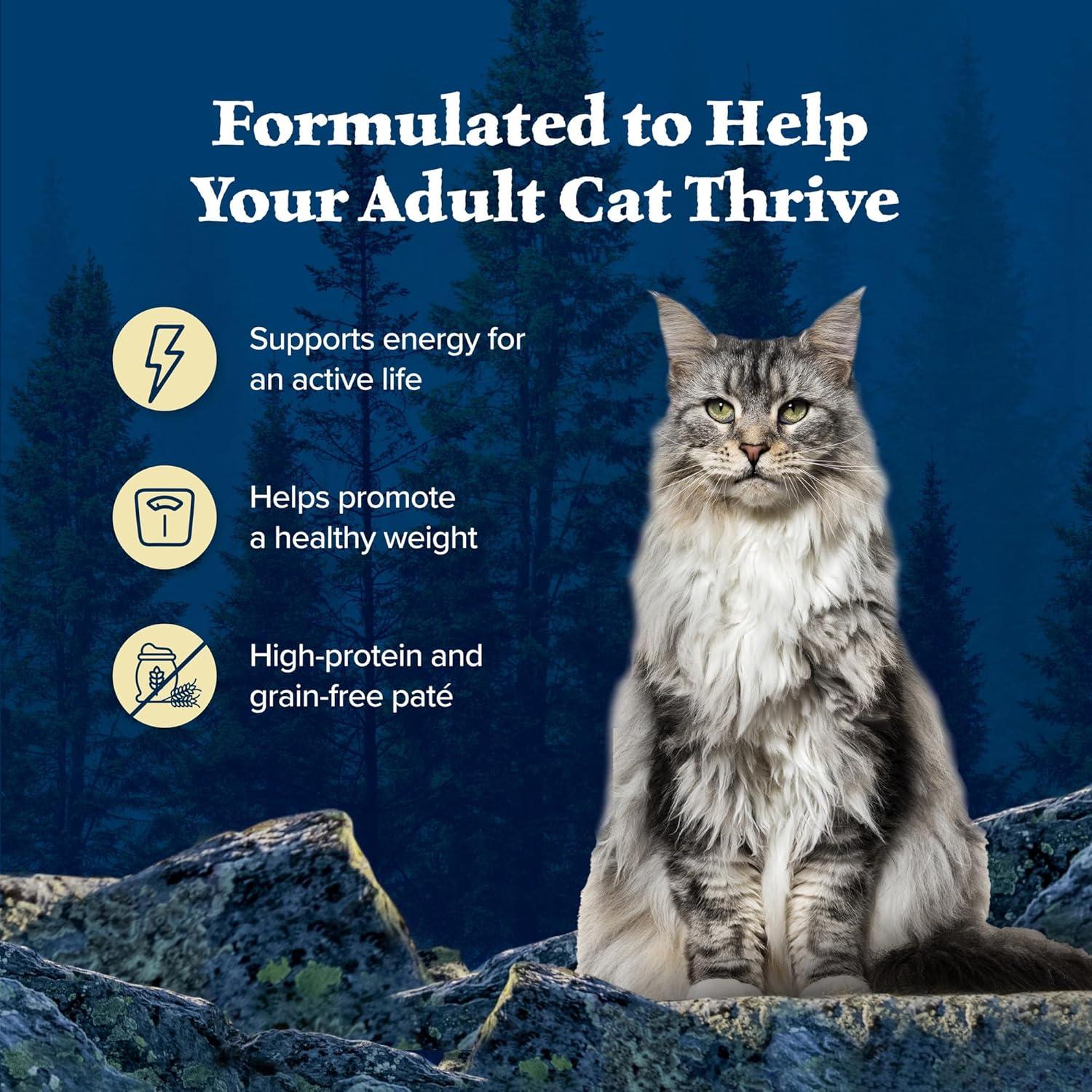 imageBlue Buffalo Tastefuls Flaked Wet Cat Food Variety Pack Made with Natural Ingredients Tuna Chicken Fish amp Shrimp 3oz Cans 12 Count 4 of EachChicken