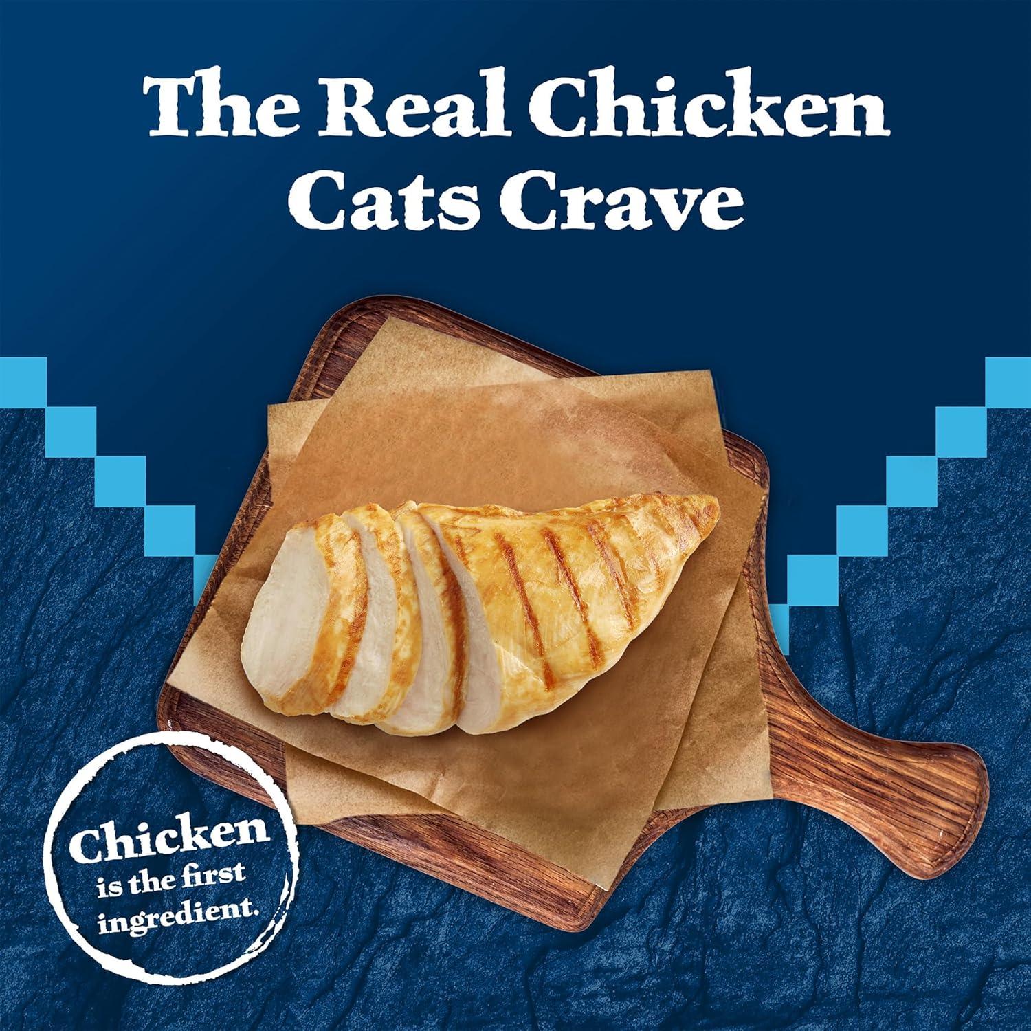 imageBlue Buffalo Tastefuls Flaked Wet Cat Food Variety Pack Made with Natural Ingredients Tuna Chicken Fish amp Shrimp 3oz Cans 12 Count 4 of EachChicken