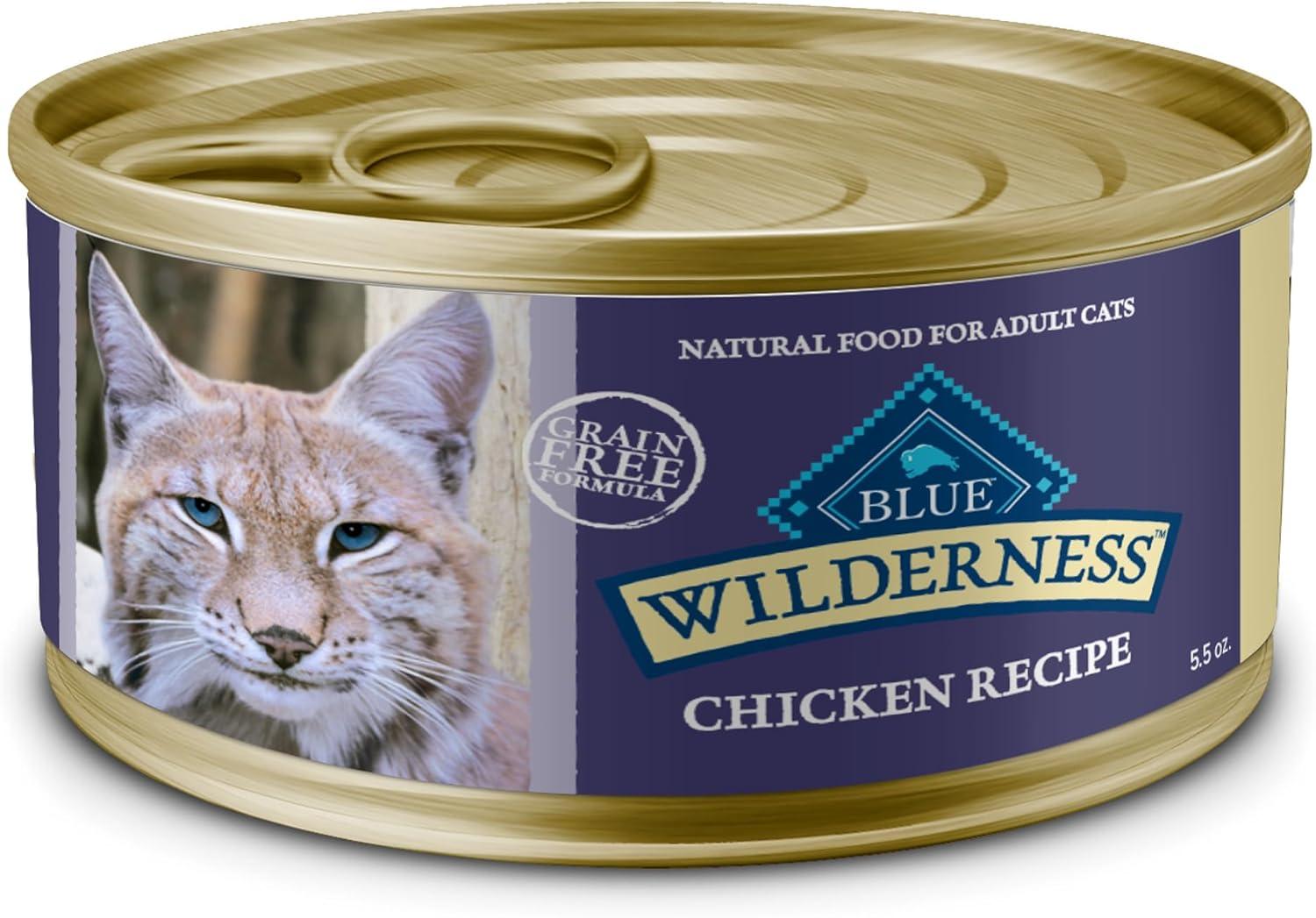 imageBlue Buffalo Tastefuls Flaked Wet Cat Food Variety Pack Made with Natural Ingredients Tuna Chicken Fish amp Shrimp 3oz Cans 12 Count 4 of EachChicken