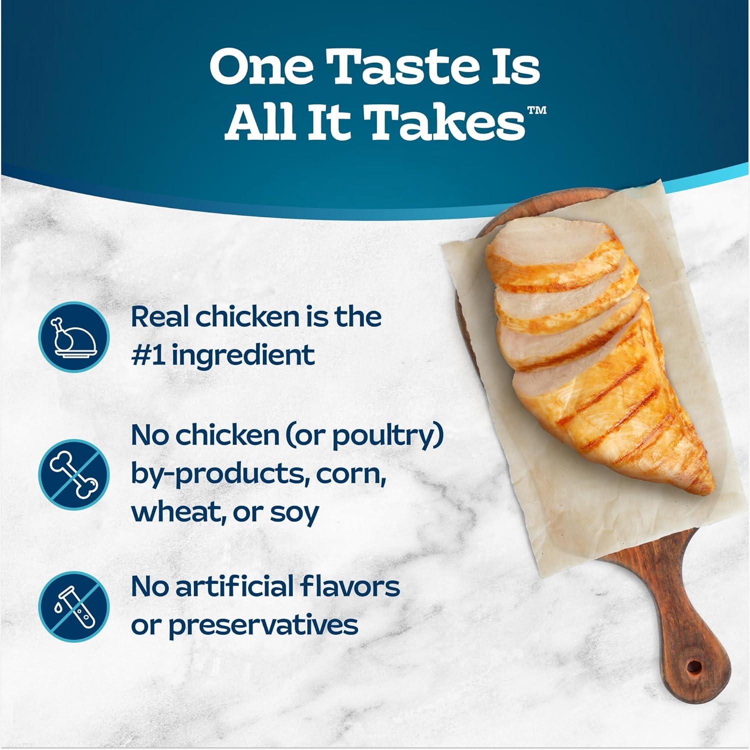 imageBlue Buffalo Tastefuls Flaked Wet Cat Food Variety Pack Made with Natural Ingredients Tuna Chicken Fish amp Shrimp 3oz Cans 12 Count 4 of EachChicken