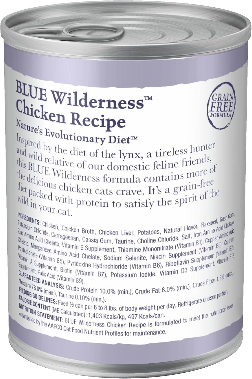 imageBlue Buffalo Tastefuls Flaked Wet Cat Food Variety Pack Made with Natural Ingredients Tuna Chicken Fish amp Shrimp 3oz Cans 12 Count 4 of EachChicken