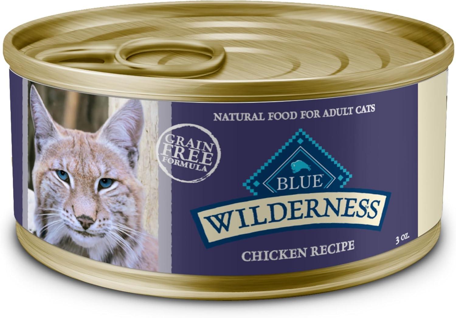 imageBlue Buffalo Tastefuls Flaked Wet Cat Food Variety Pack Made with Natural Ingredients Tuna Chicken Fish amp Shrimp 3oz Cans 12 Count 4 of EachChicken