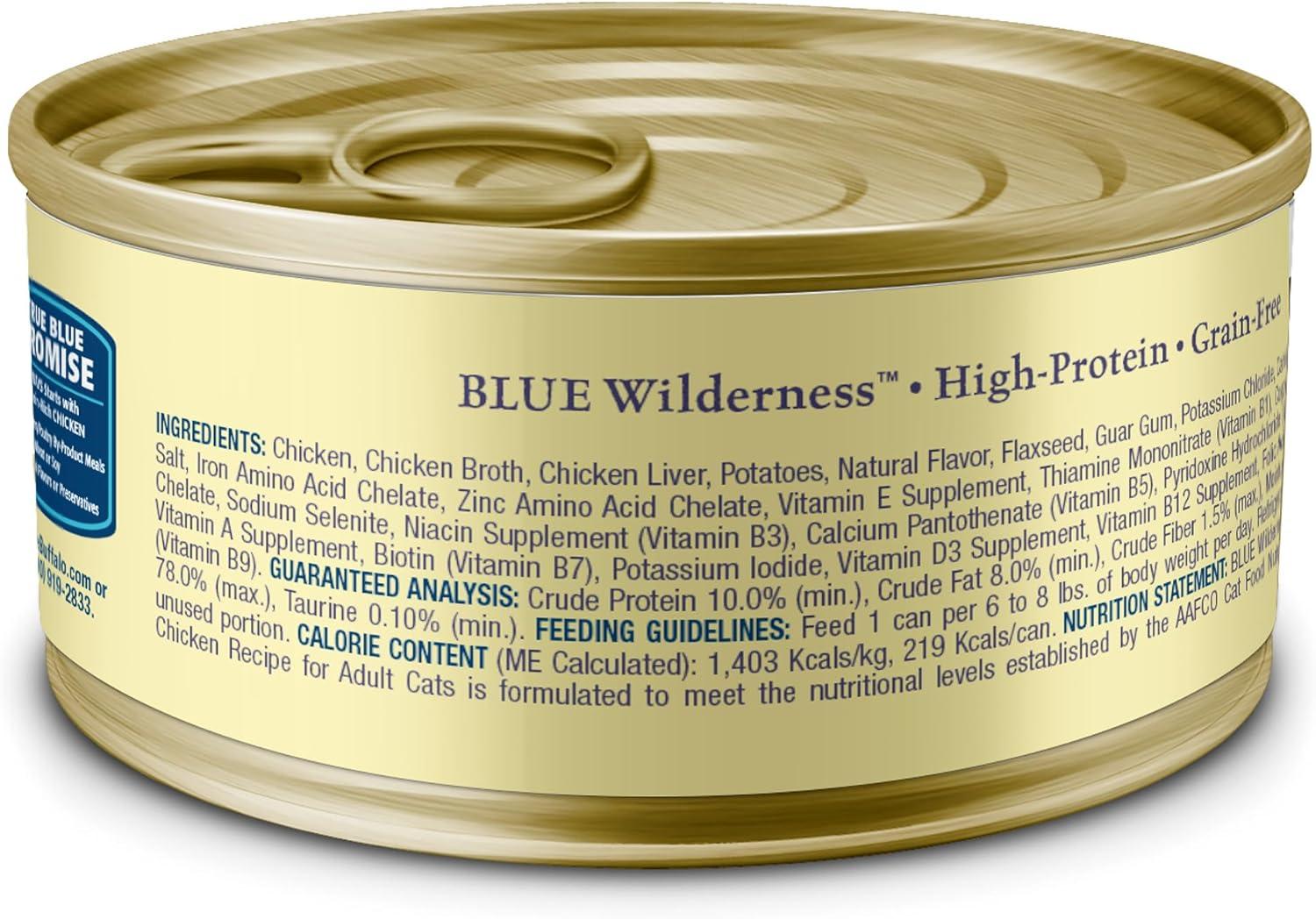 imageBlue Buffalo Tastefuls Flaked Wet Cat Food Variety Pack Made with Natural Ingredients Tuna Chicken Fish amp Shrimp 3oz Cans 12 Count 4 of EachChicken