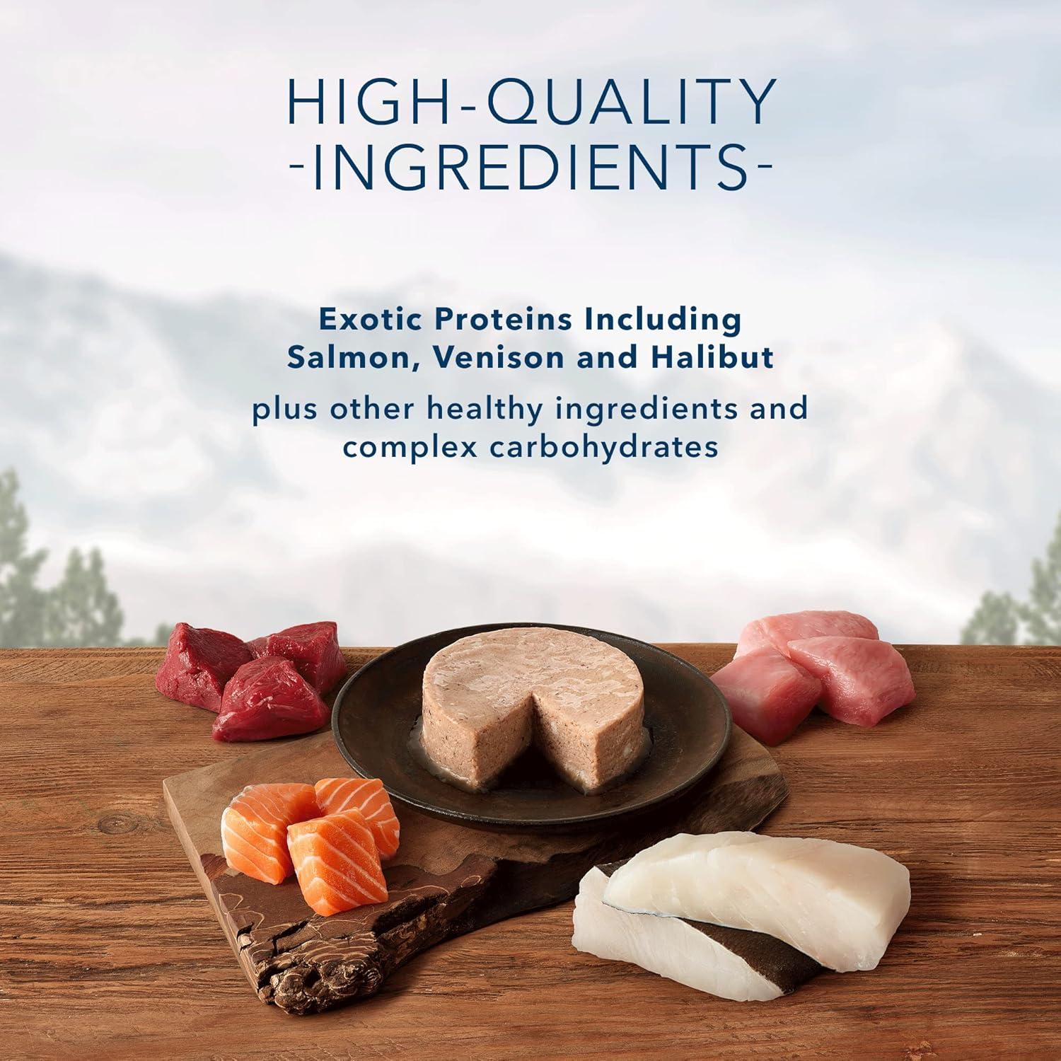imageBlue Buffalo Tastefuls Flaked Wet Cat Food Variety Pack Made with Natural Ingredients Tuna Chicken Fish amp Shrimp 3oz Cans 12 Count 4 of EachDenali Turkey Salmon Venison Halibut
